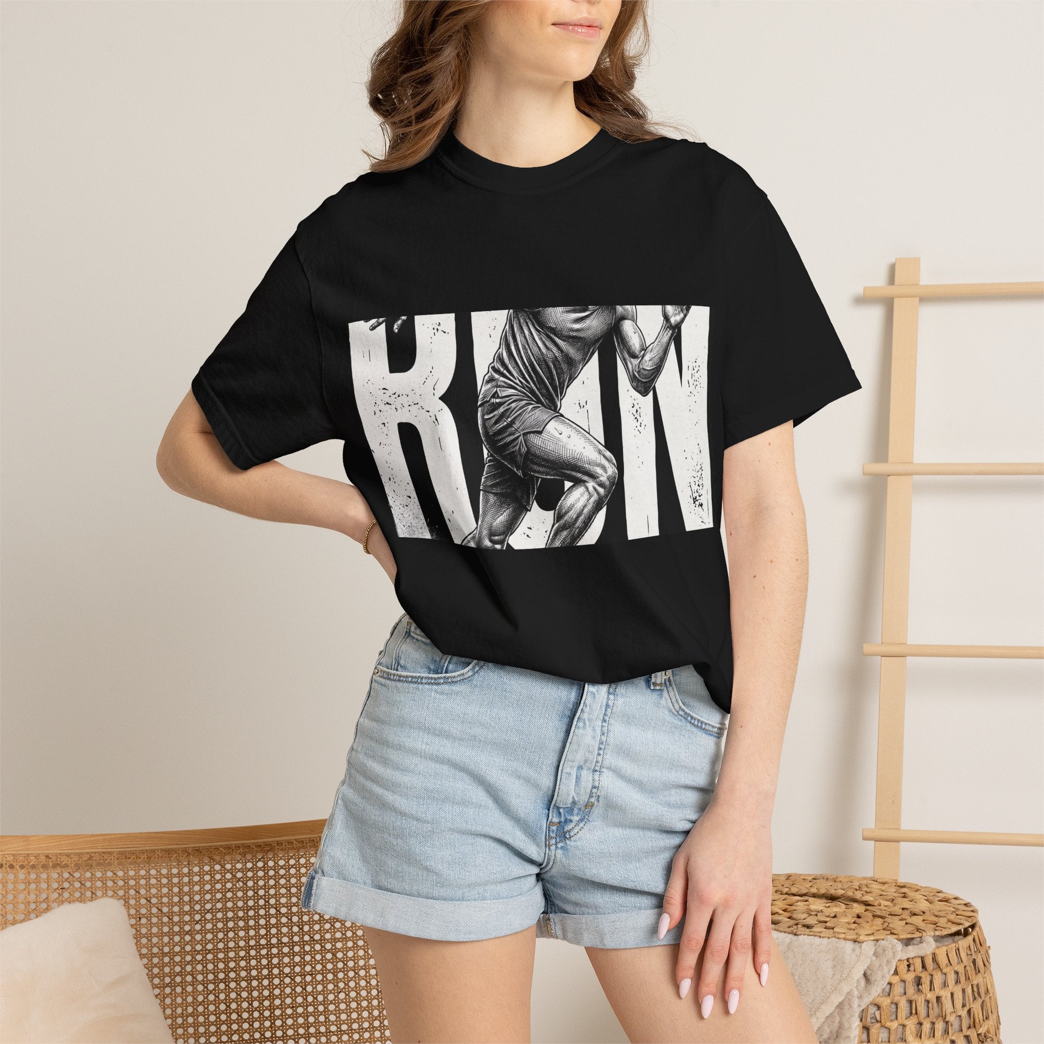 Run Silhouette Graphic T‑Shirt