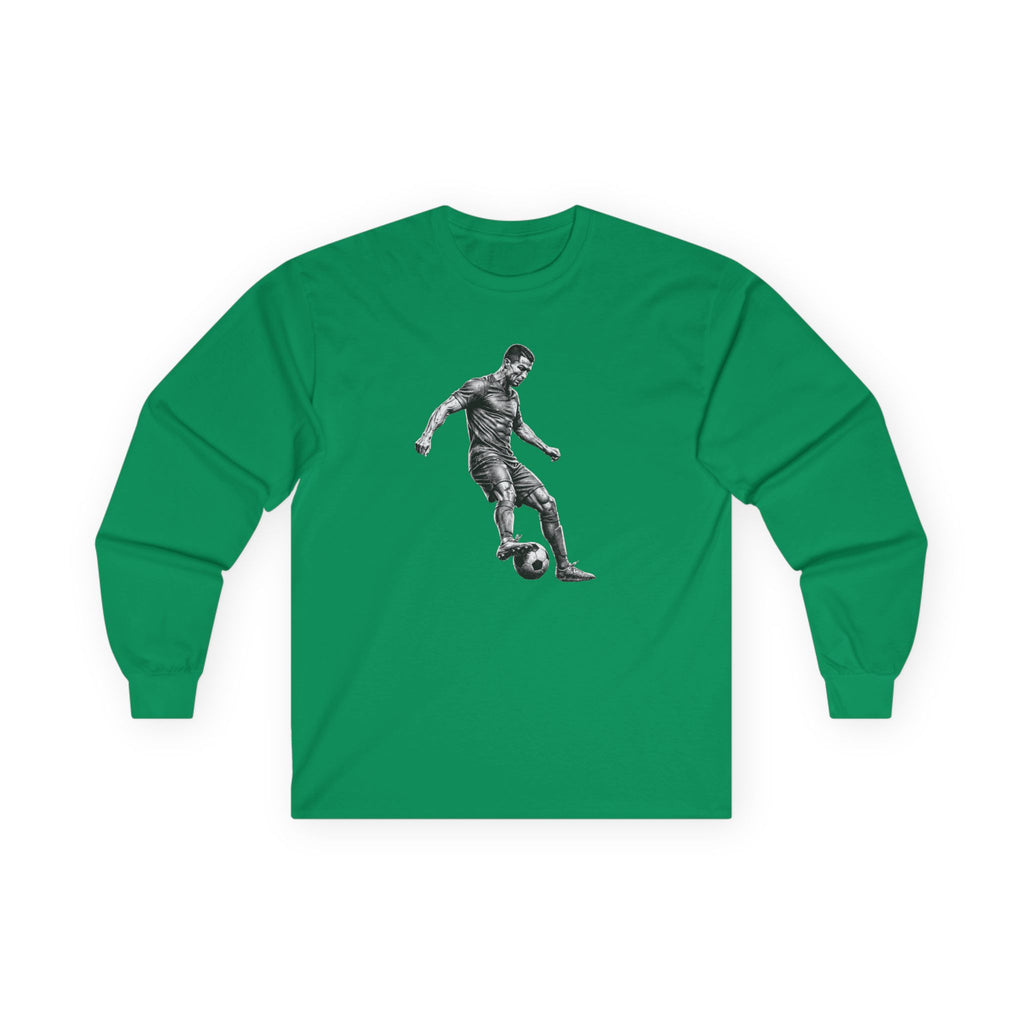 Soccer Player Illustration Long Sleeve