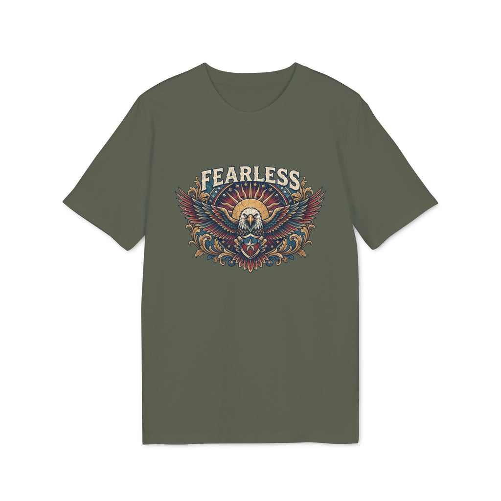 Vintage American Skull & Wings Graphic T Shirt