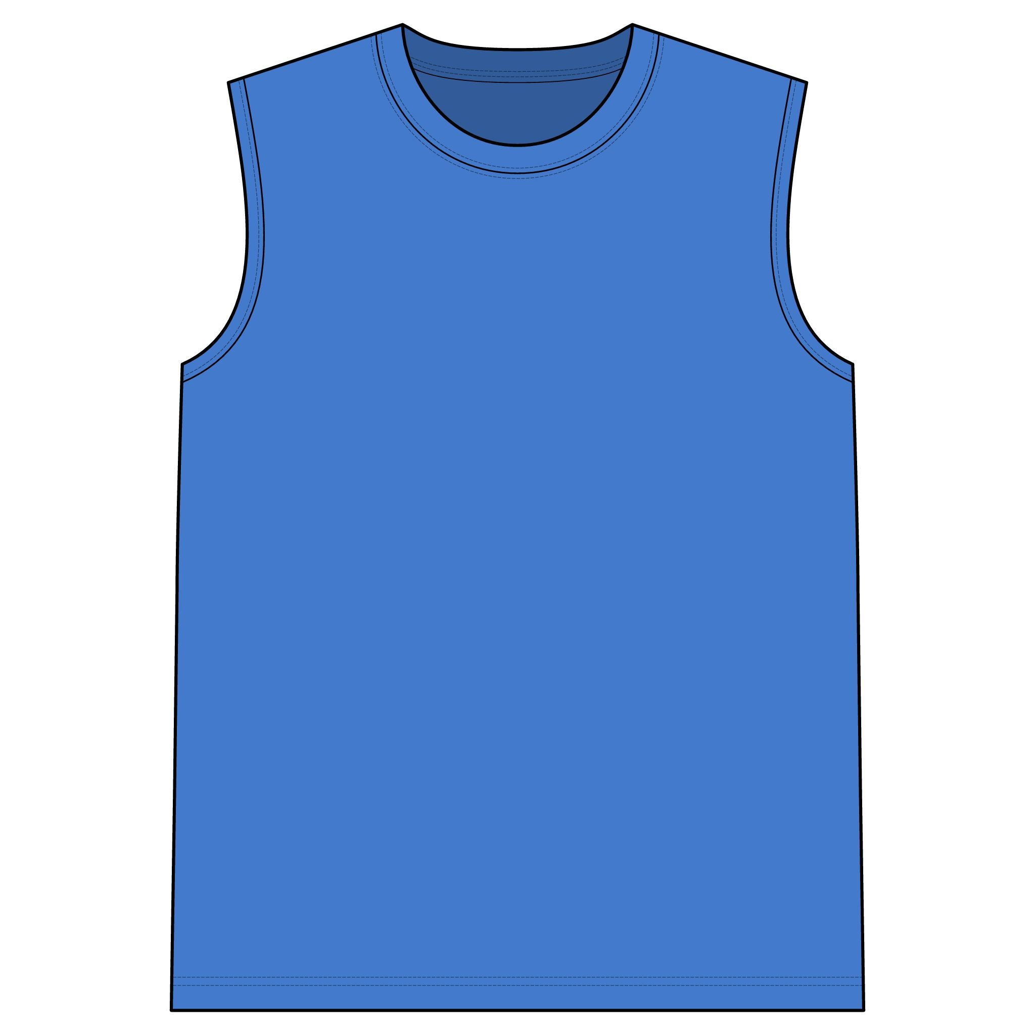 FlexFit  Sleeveless Gym Tee