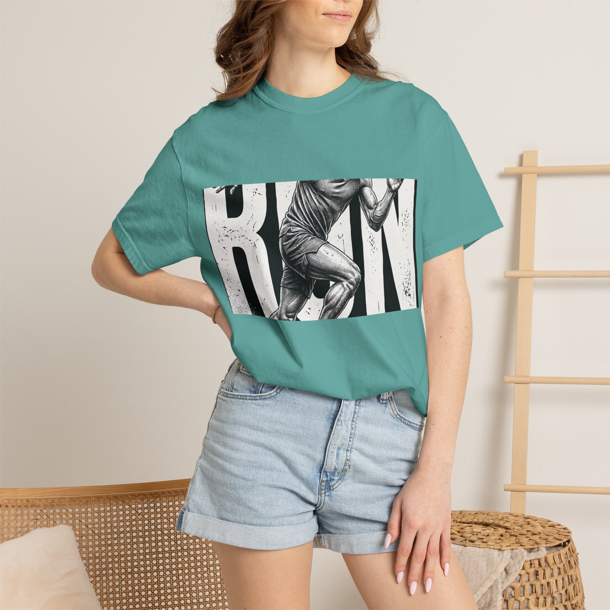 Run Silhouette Graphic T‑Shirt