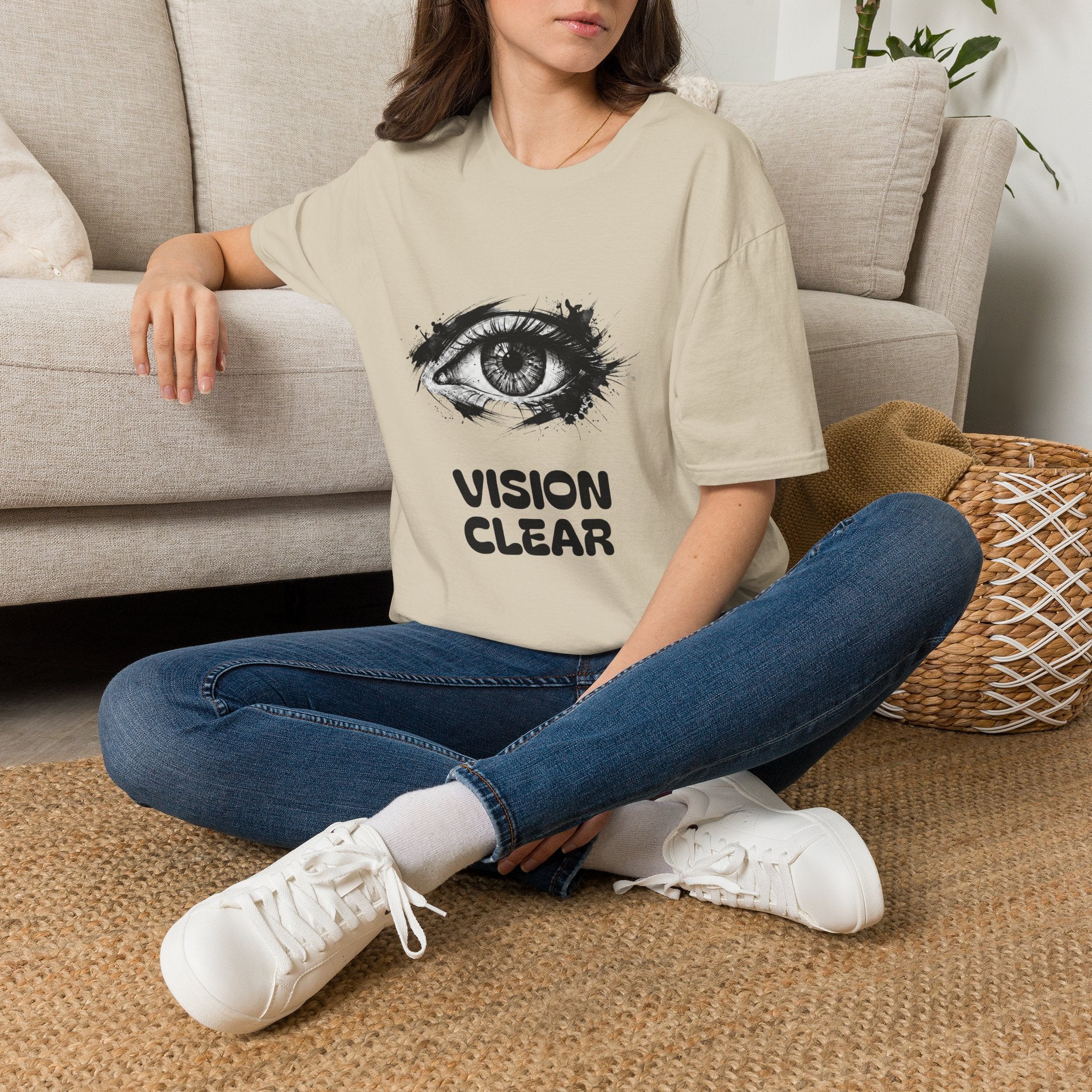 Vision Clear Eye Graphic T‑Shirt