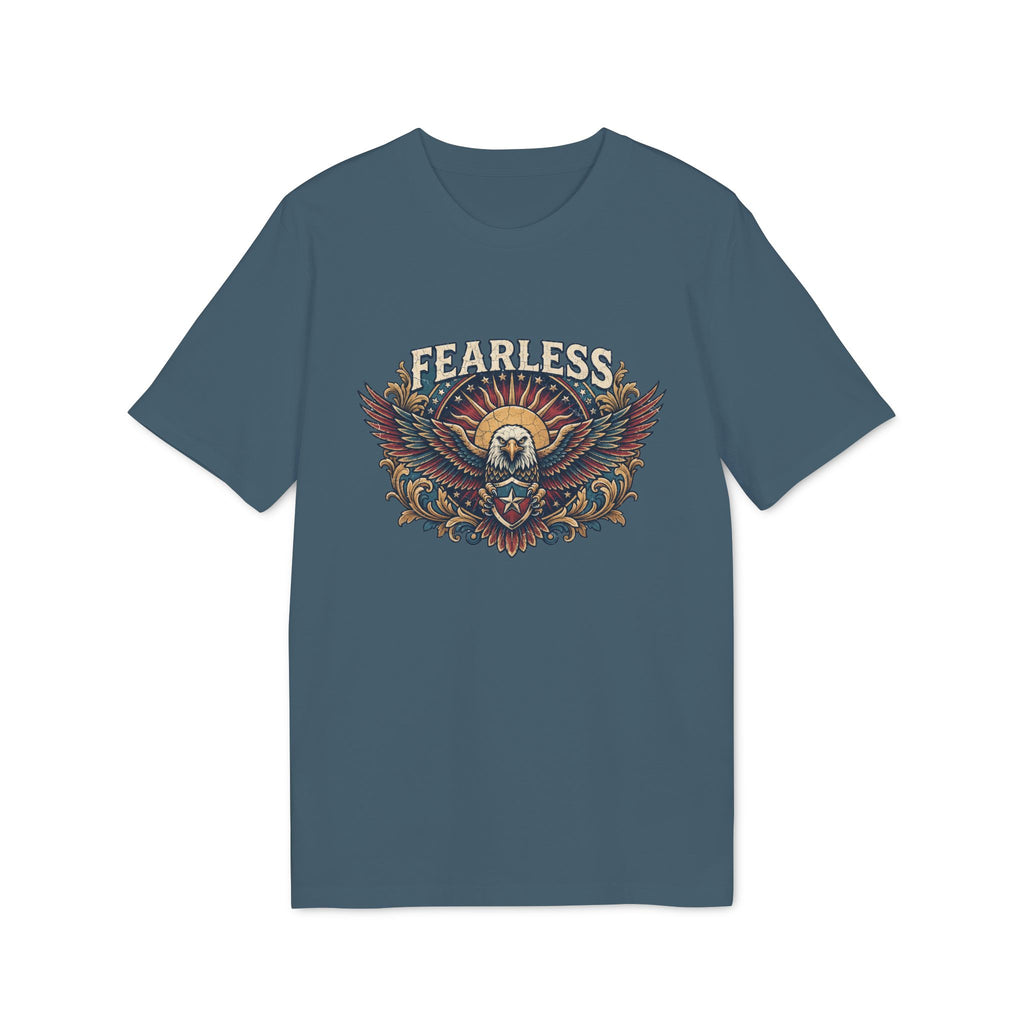 Vintage American Skull & Wings Graphic T Shirt