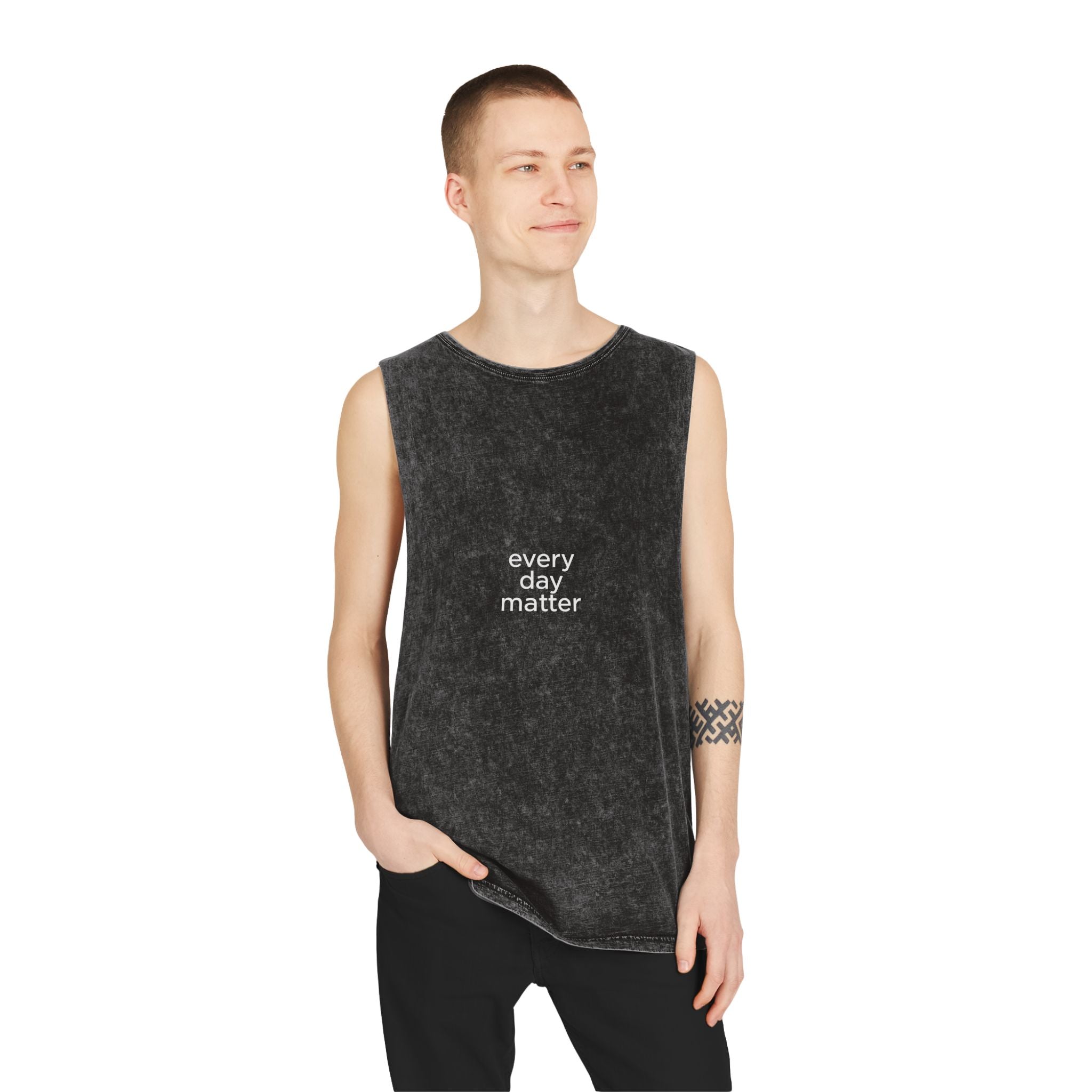Every Day Matter Stonewash Tank Top
