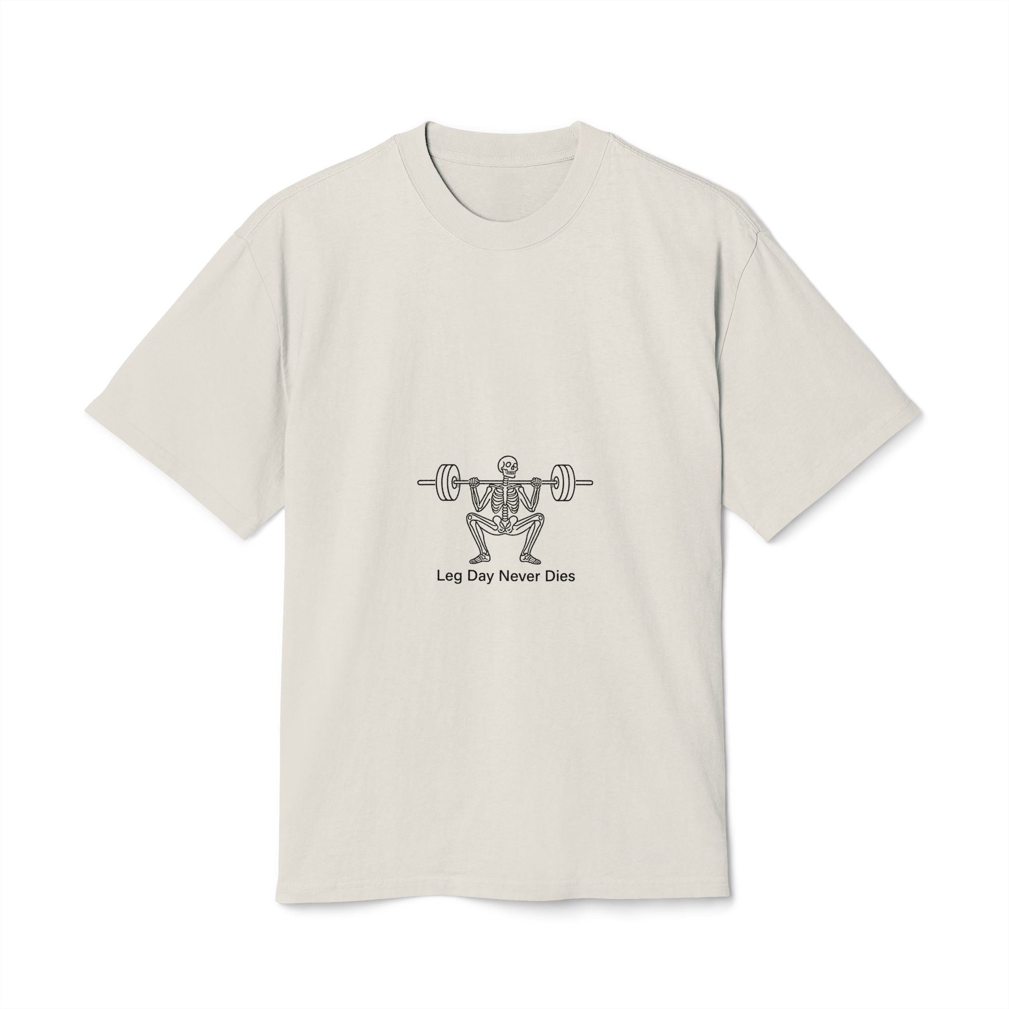 Skeleton Squat Tee  T‑Shirt