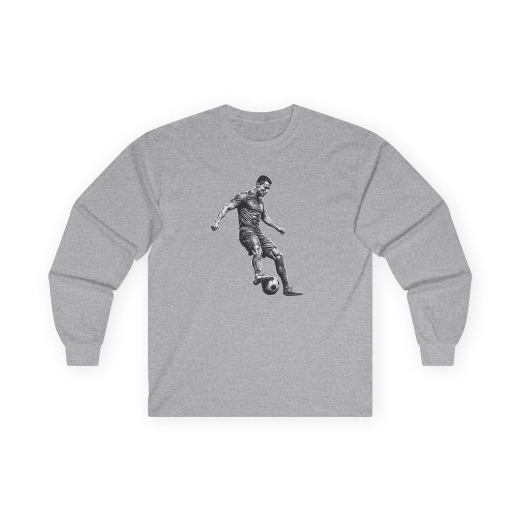 Soccer Player Illustration Long Sleeve