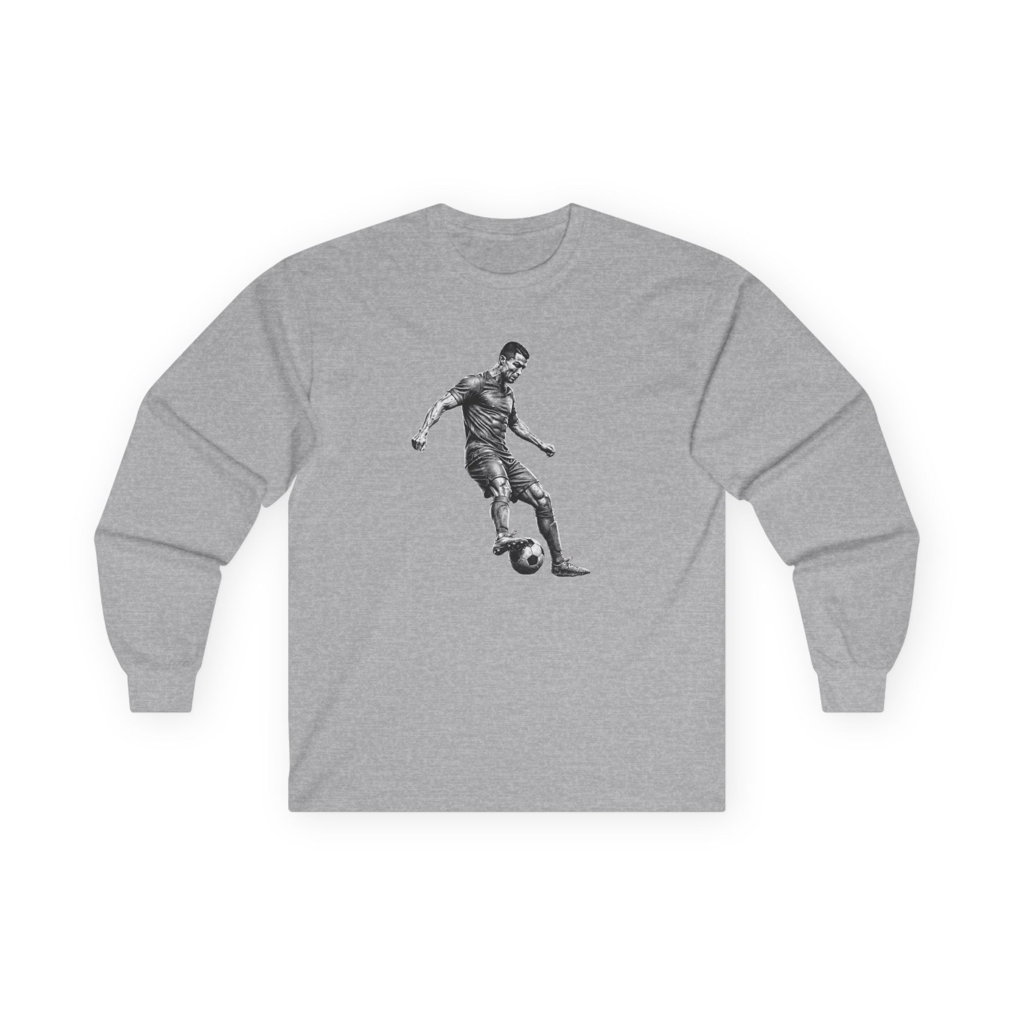 Soccer Player Illustration Long Sleeve
