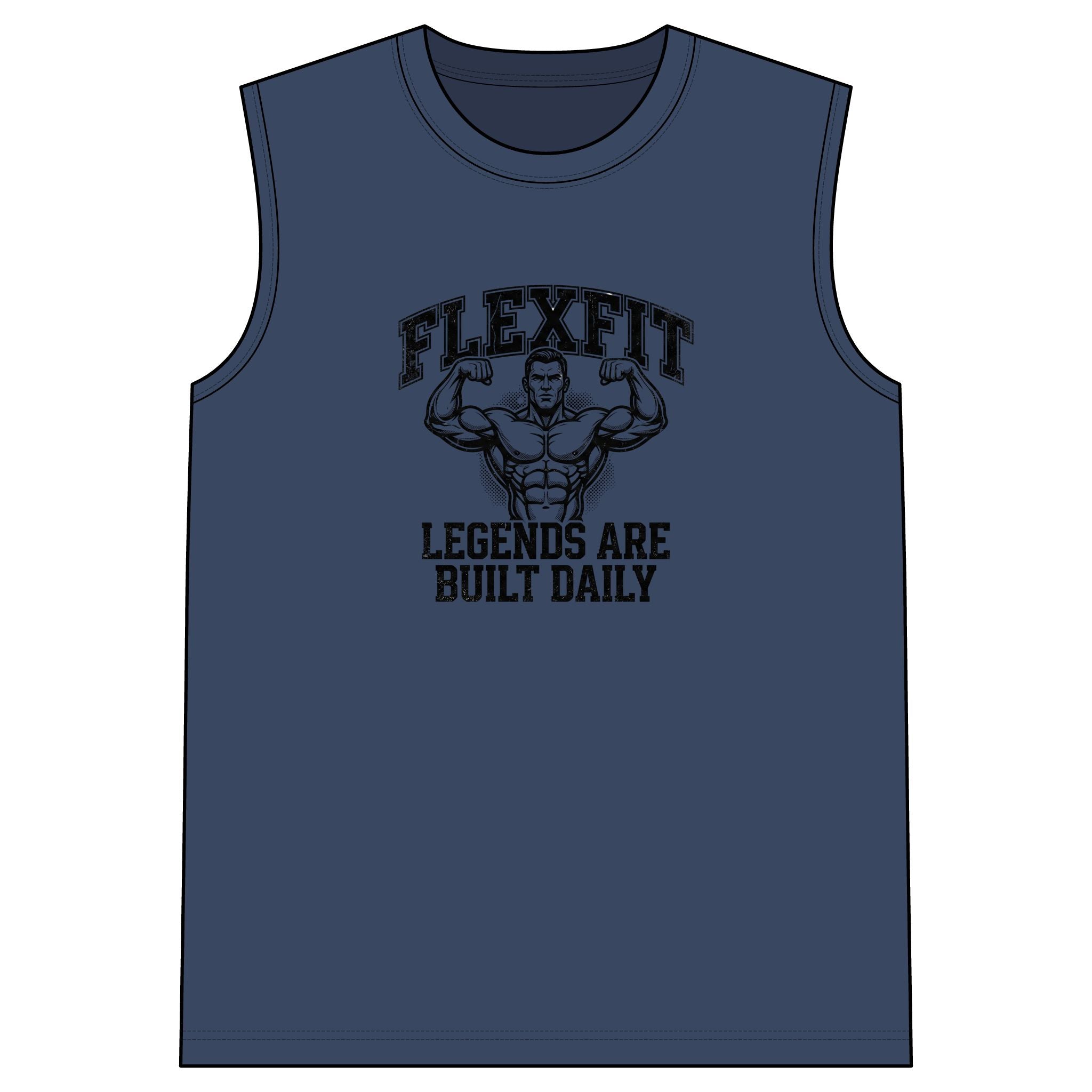 FlexFit  Sleeveless Gym Tee