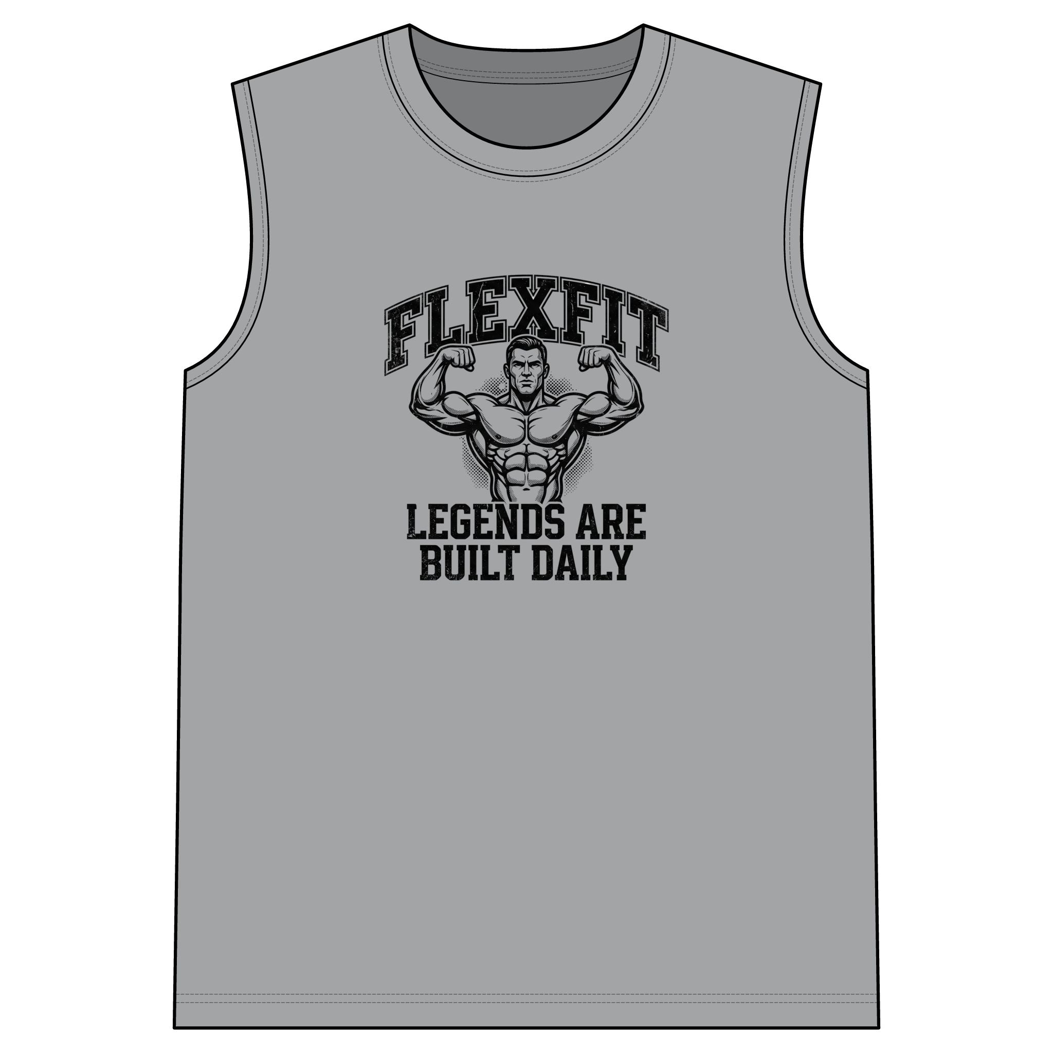 FlexFit  Sleeveless Gym Tee