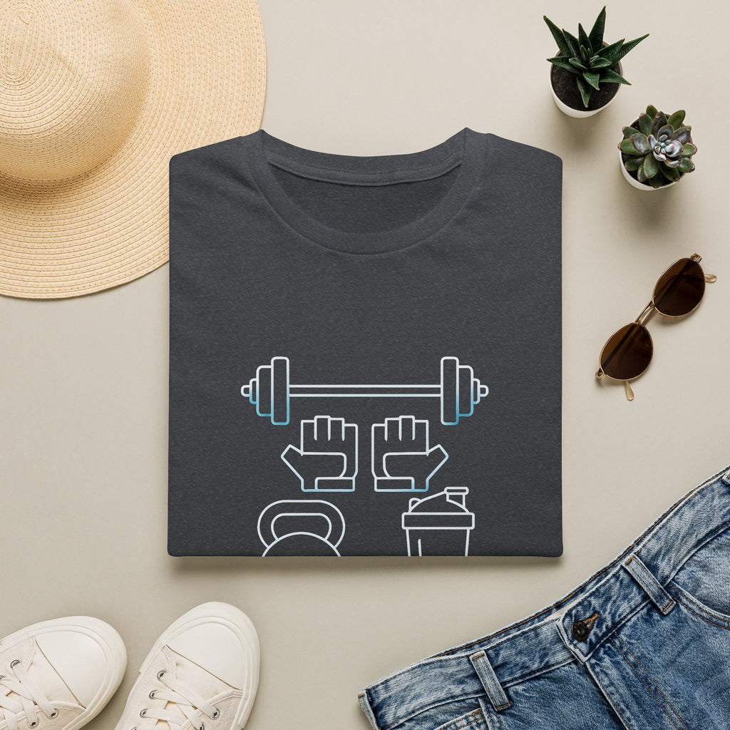 Gym Equipment Icons T-Shirt