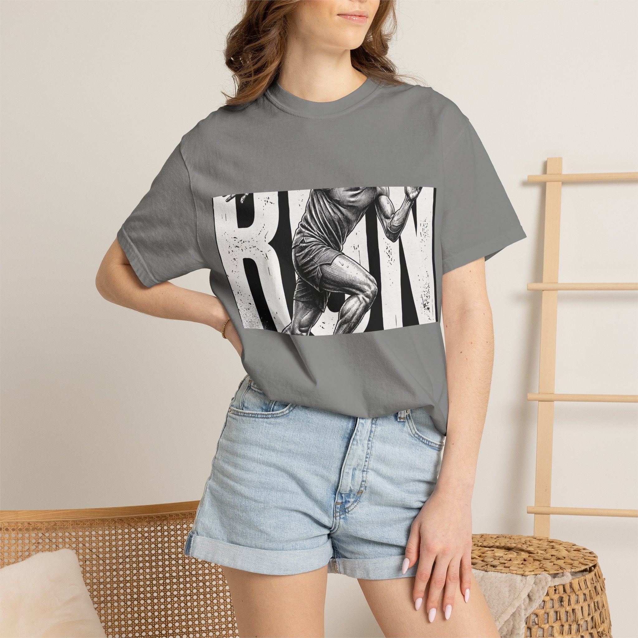 Run Silhouette Graphic T‑Shirt