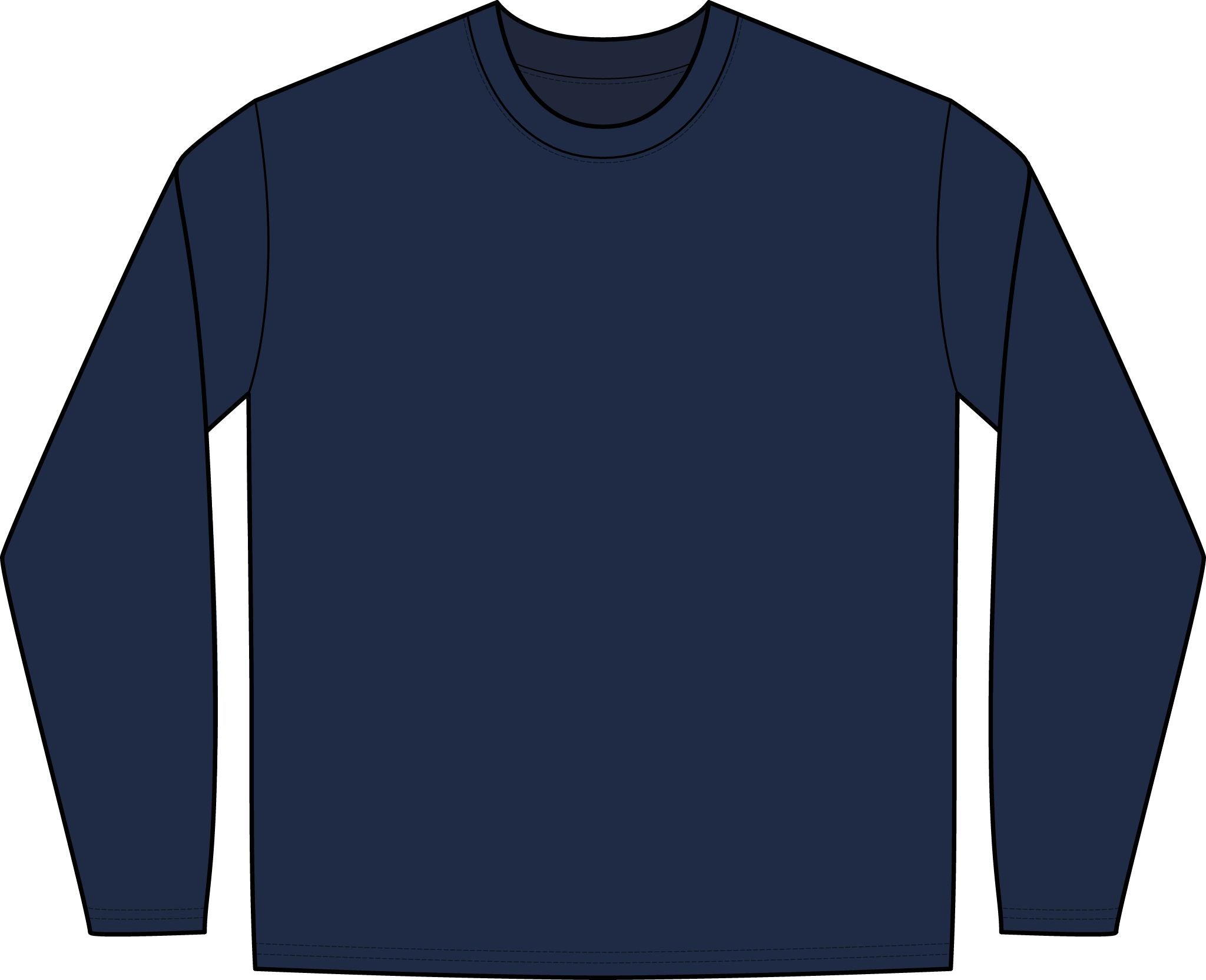 Long Sleeve Casual Gym Shirt