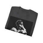 B&W Bodybuilder Bicep Curl T Shirt