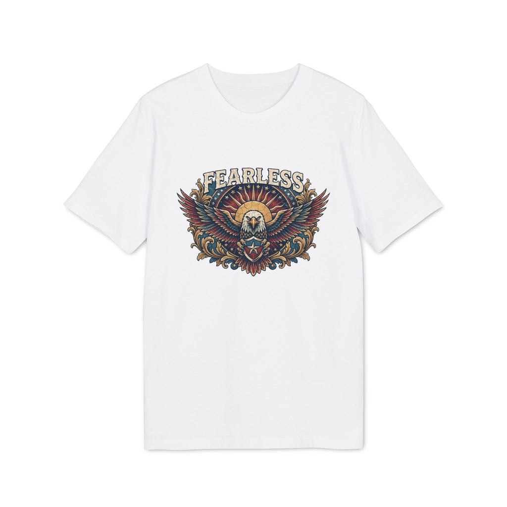 Vintage American Skull & Wings Graphic T Shirt