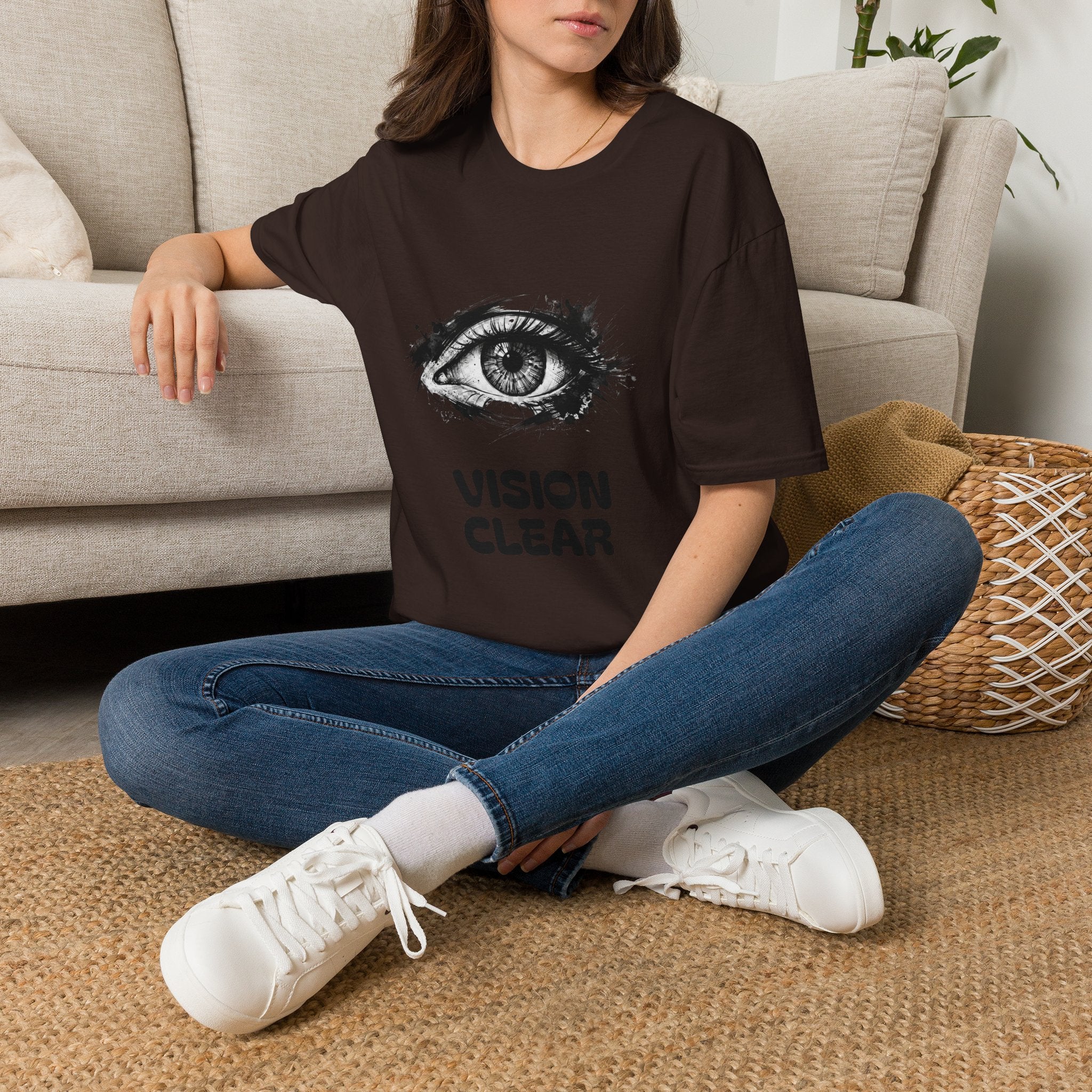 Vision Clear Eye Graphic T‑Shirt