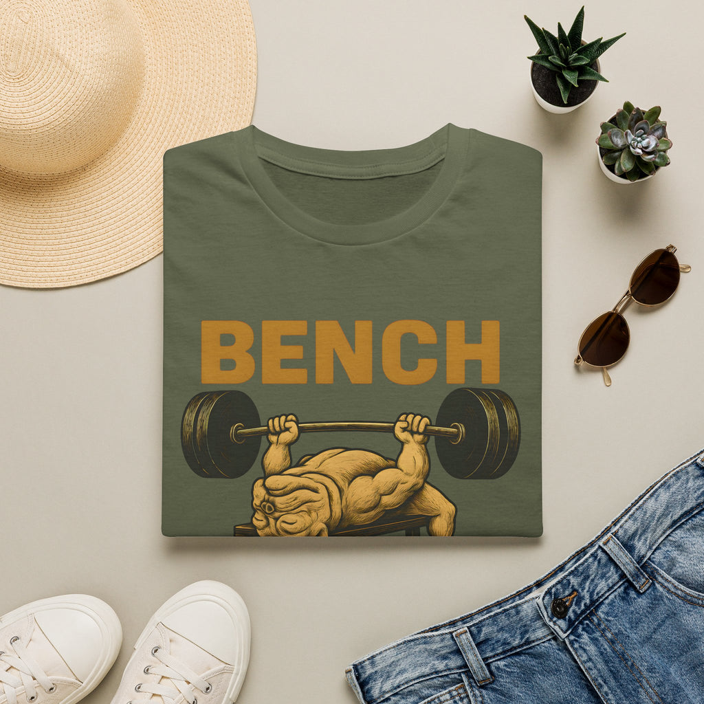 Bench Press Dog T-Shirt