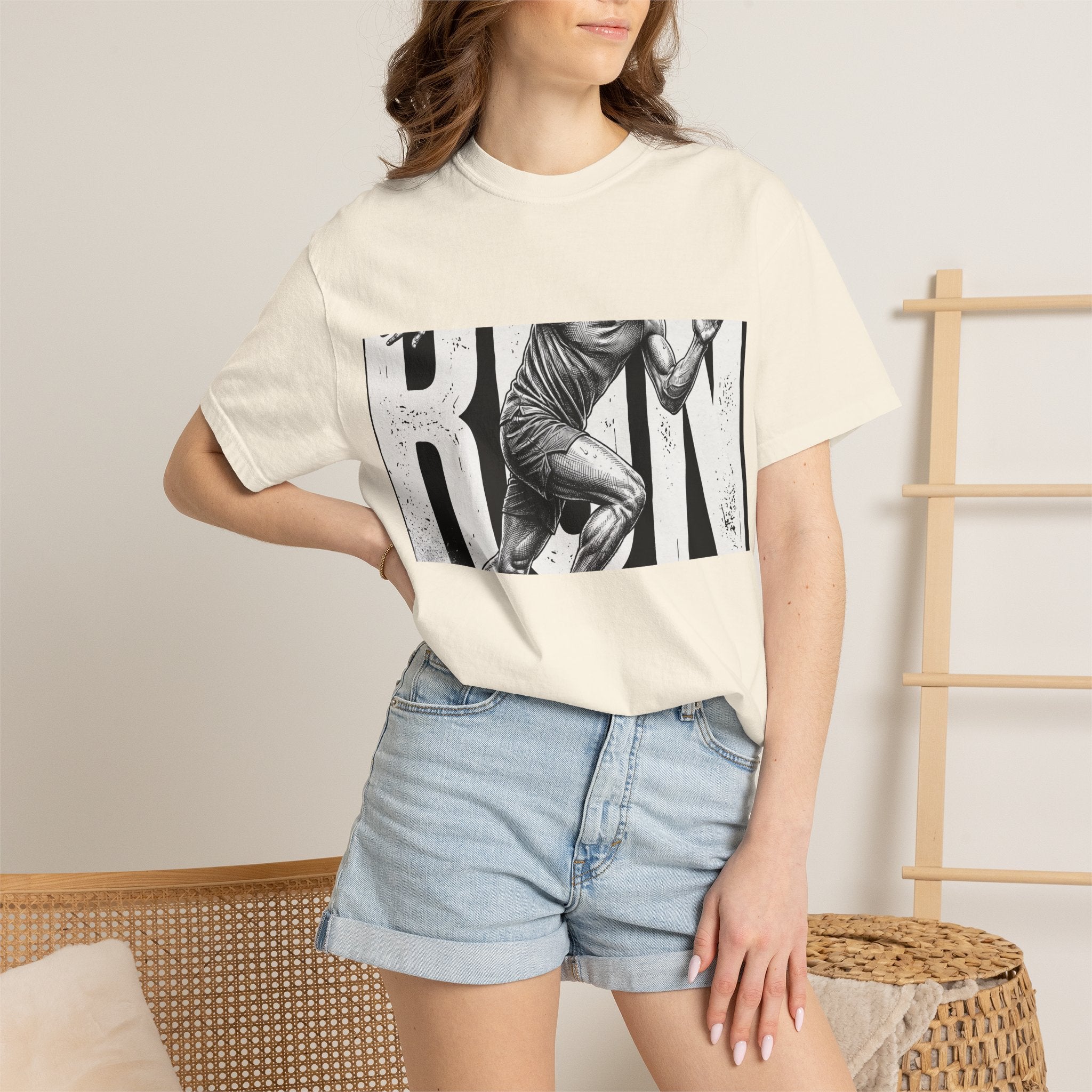 Run Silhouette Graphic T‑Shirt
