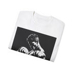 B&W Bodybuilder Bicep Curl T Shirt