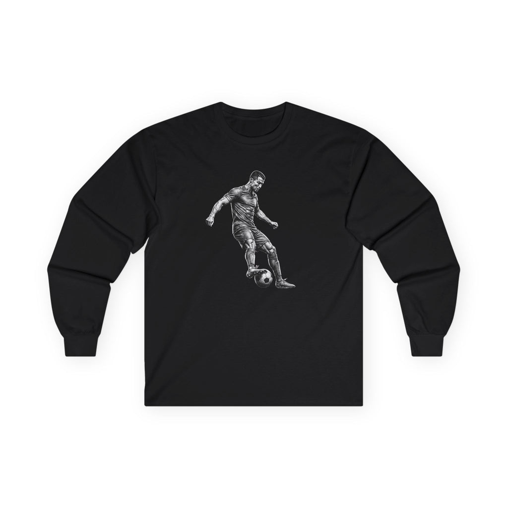Soccer Player Illustration Long Sleeve