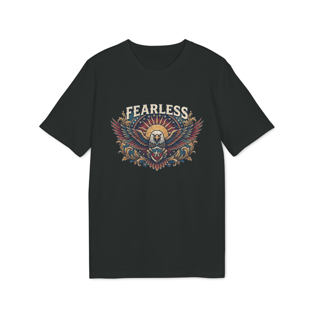 Vintage American Skull & Wings Graphic T Shirt