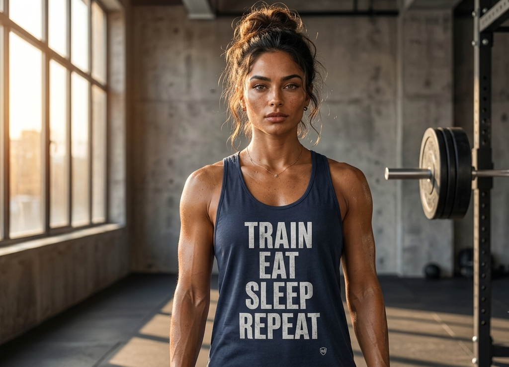Train Eat Sleep Repeat Tank Top