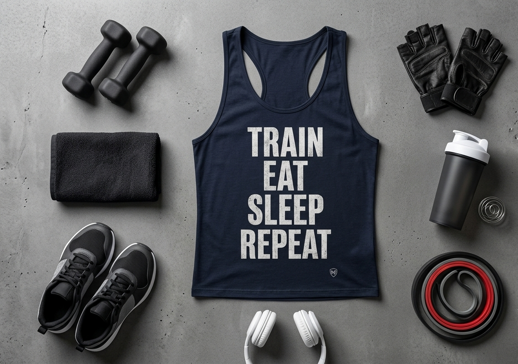 Train Eat Sleep Repeat Tank Top