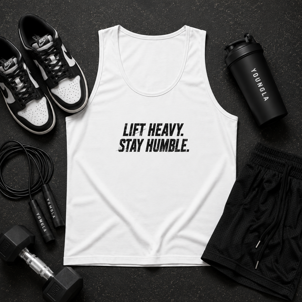 Lift Heavy  Stay Unisex  Humble Tank Top
