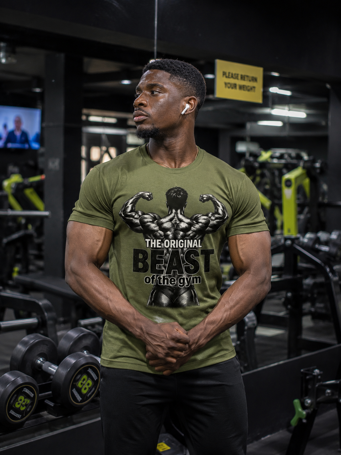 The Original Beast of the Gym Men T-Shirt