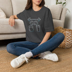 Gym Equipment Icons T-Shirt