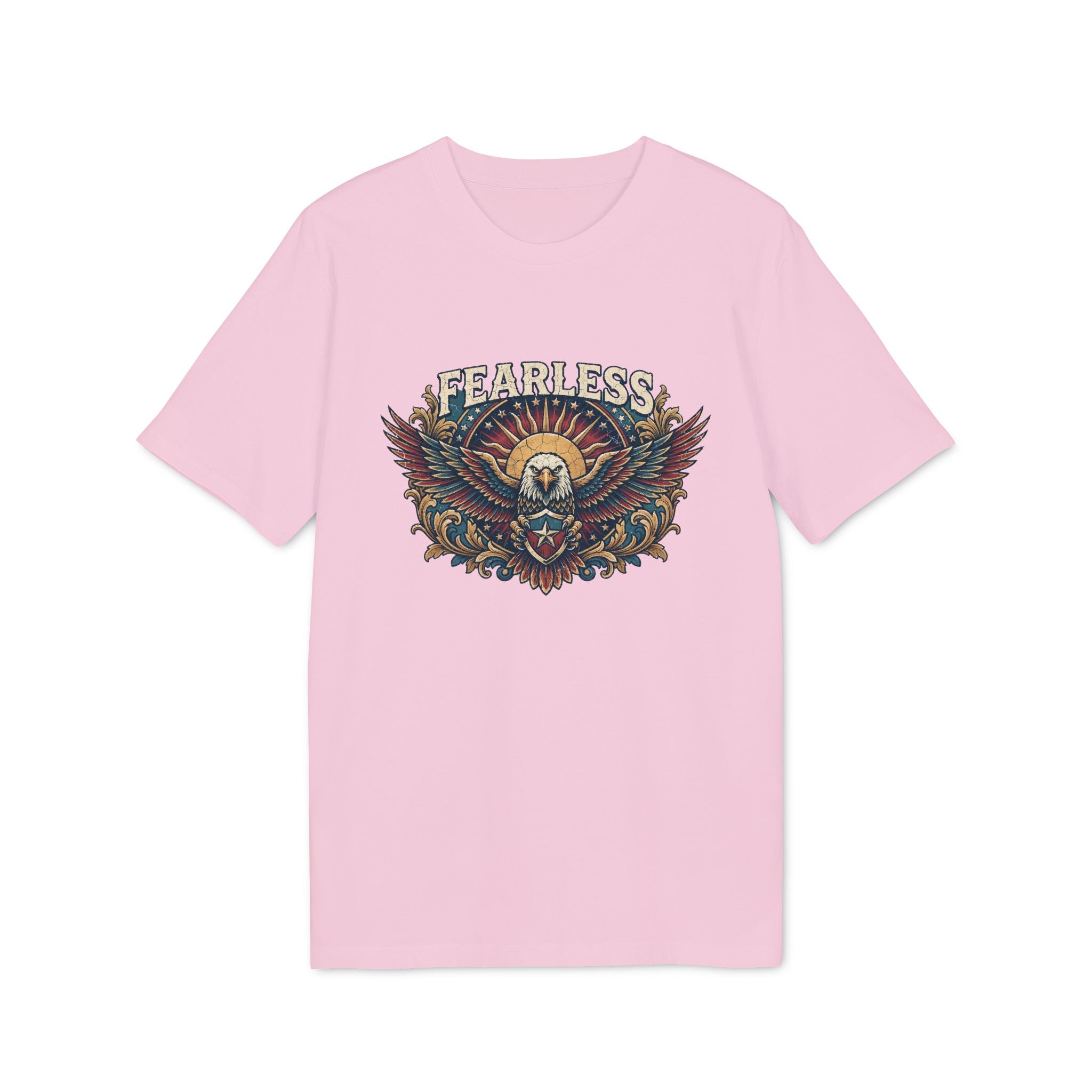 Vintage American Skull & Wings Graphic T Shirt