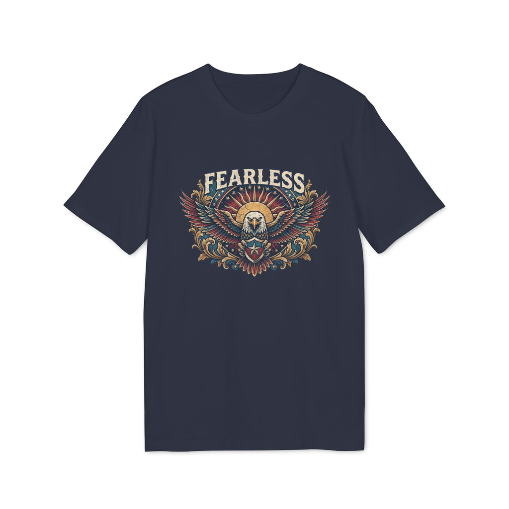 Vintage American Skull & Wings Graphic T Shirt