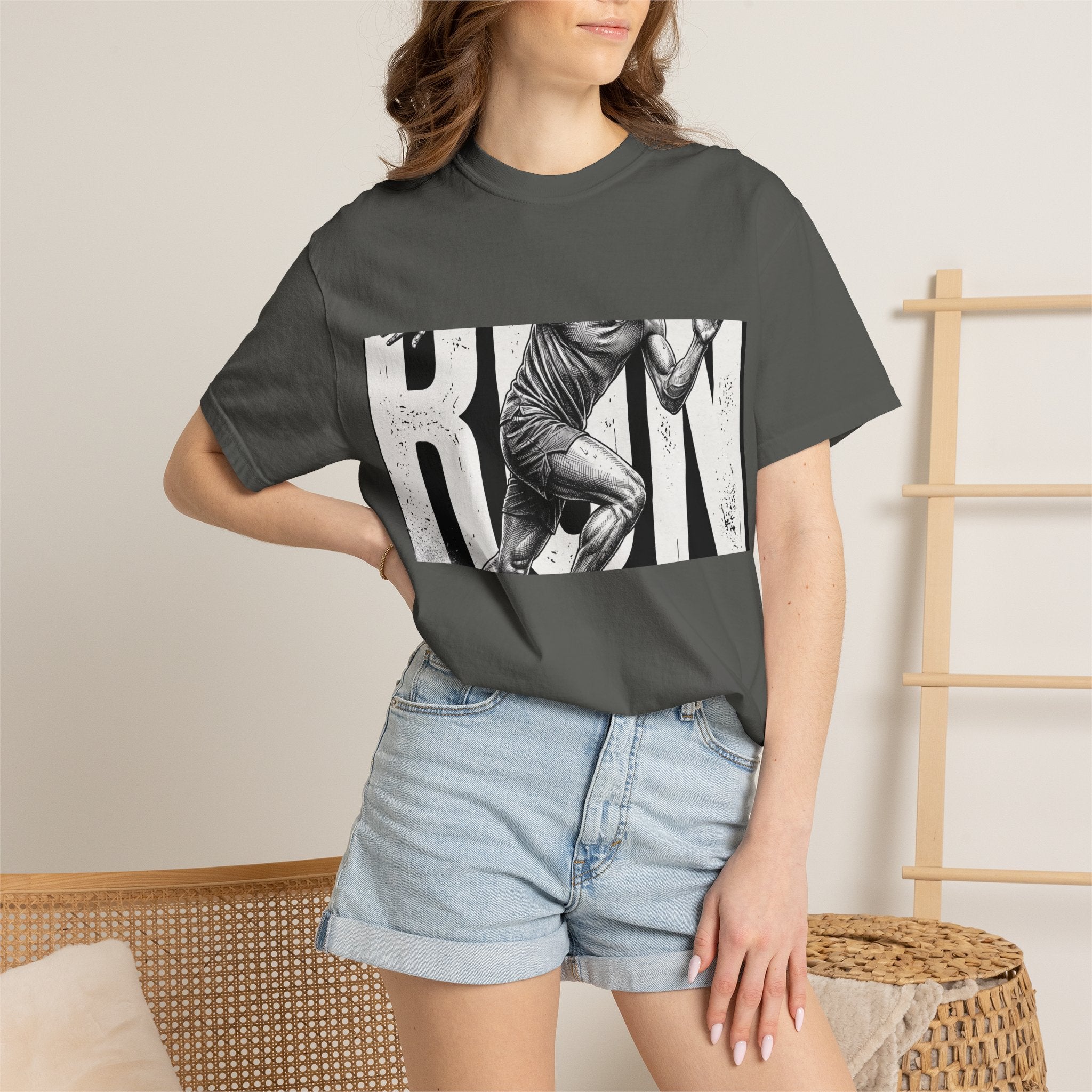 Run Silhouette Graphic T‑Shirt