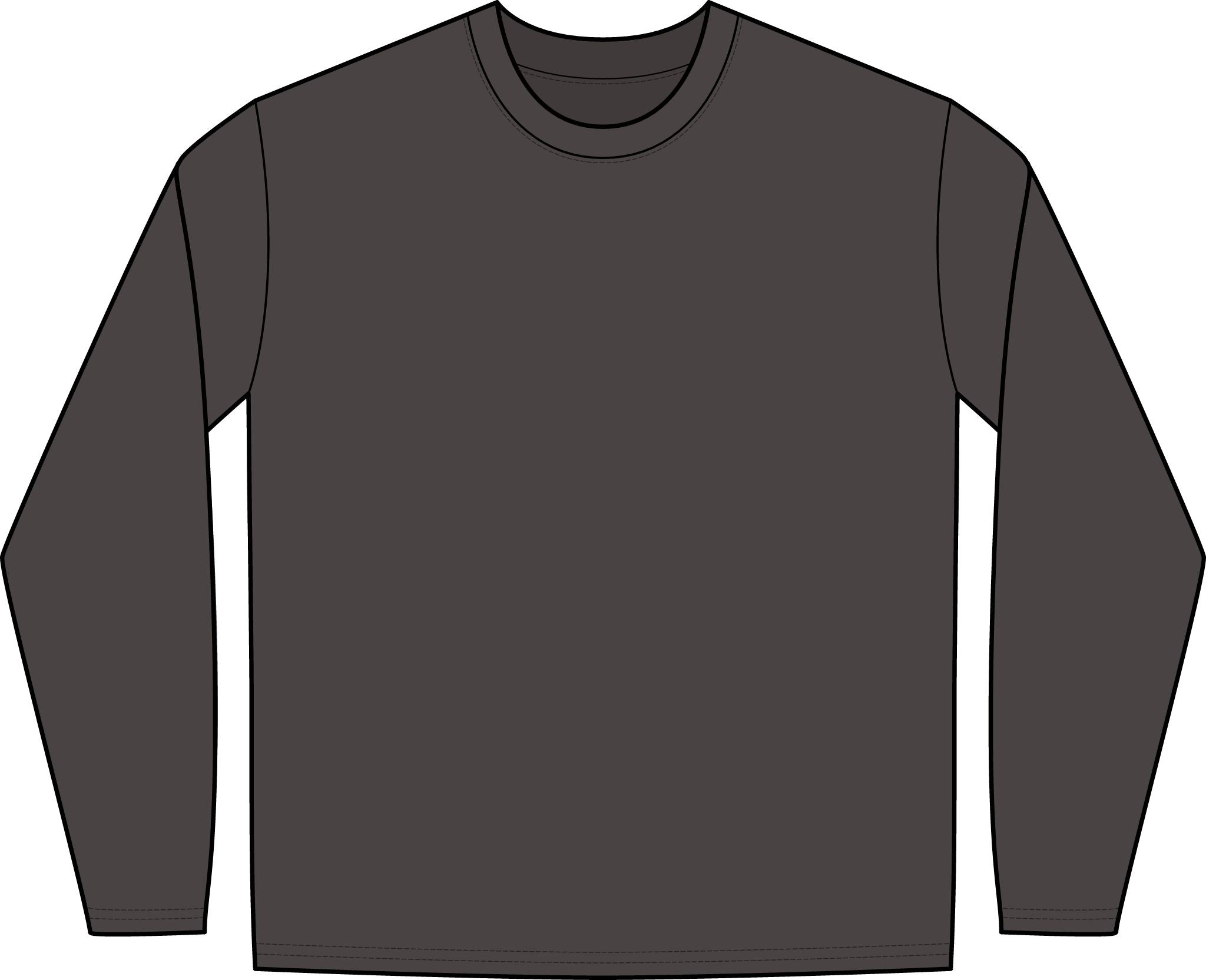 Long Sleeve Casual Gym Shirt