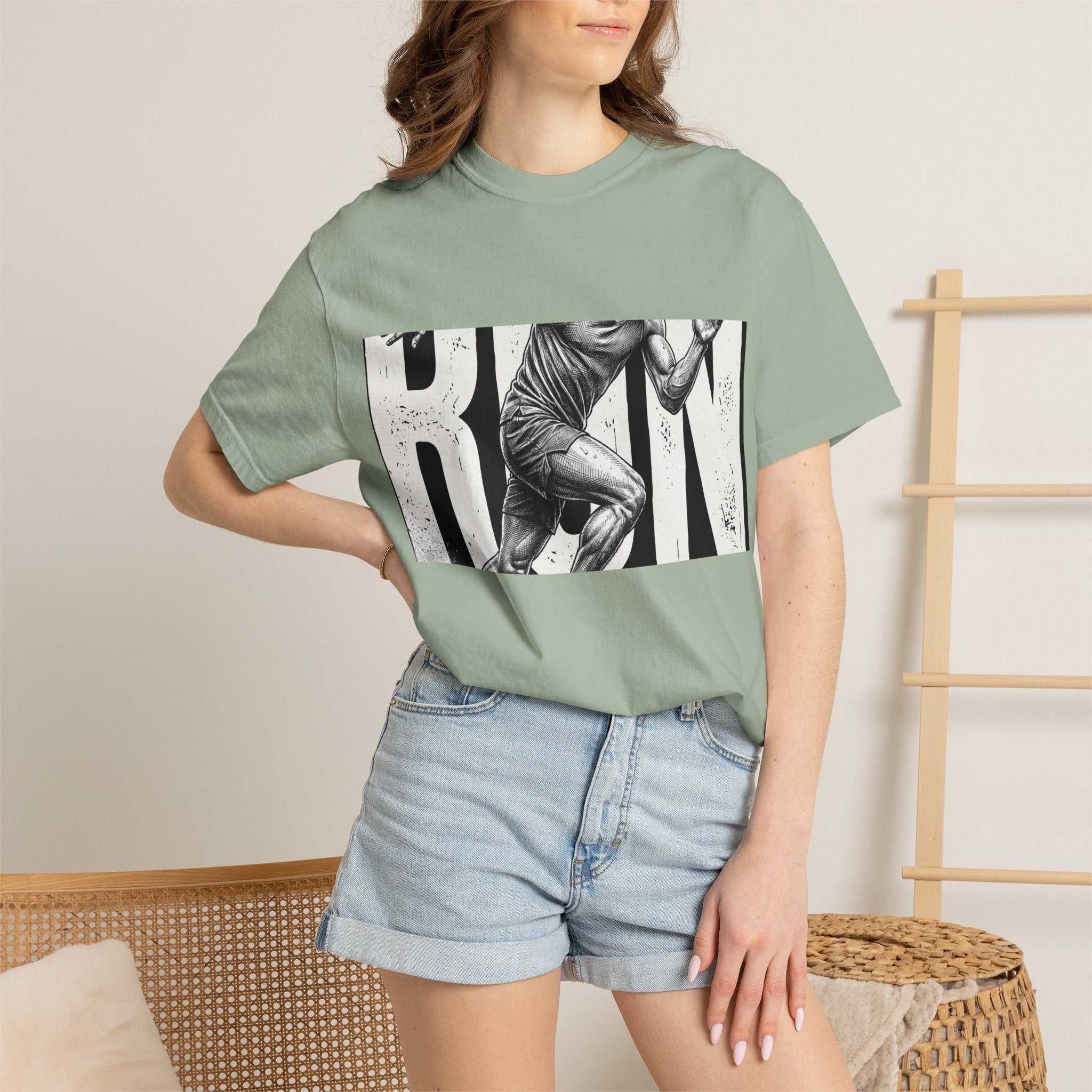 Run Silhouette Graphic T‑Shirt