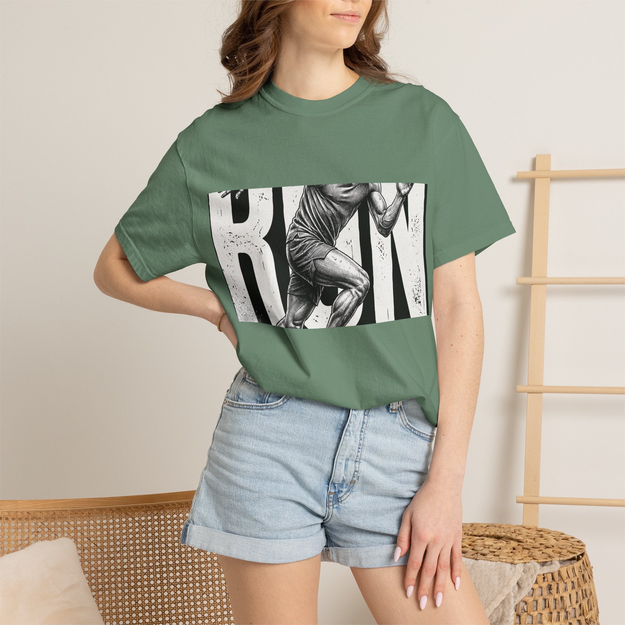 Run Silhouette Graphic T‑Shirt