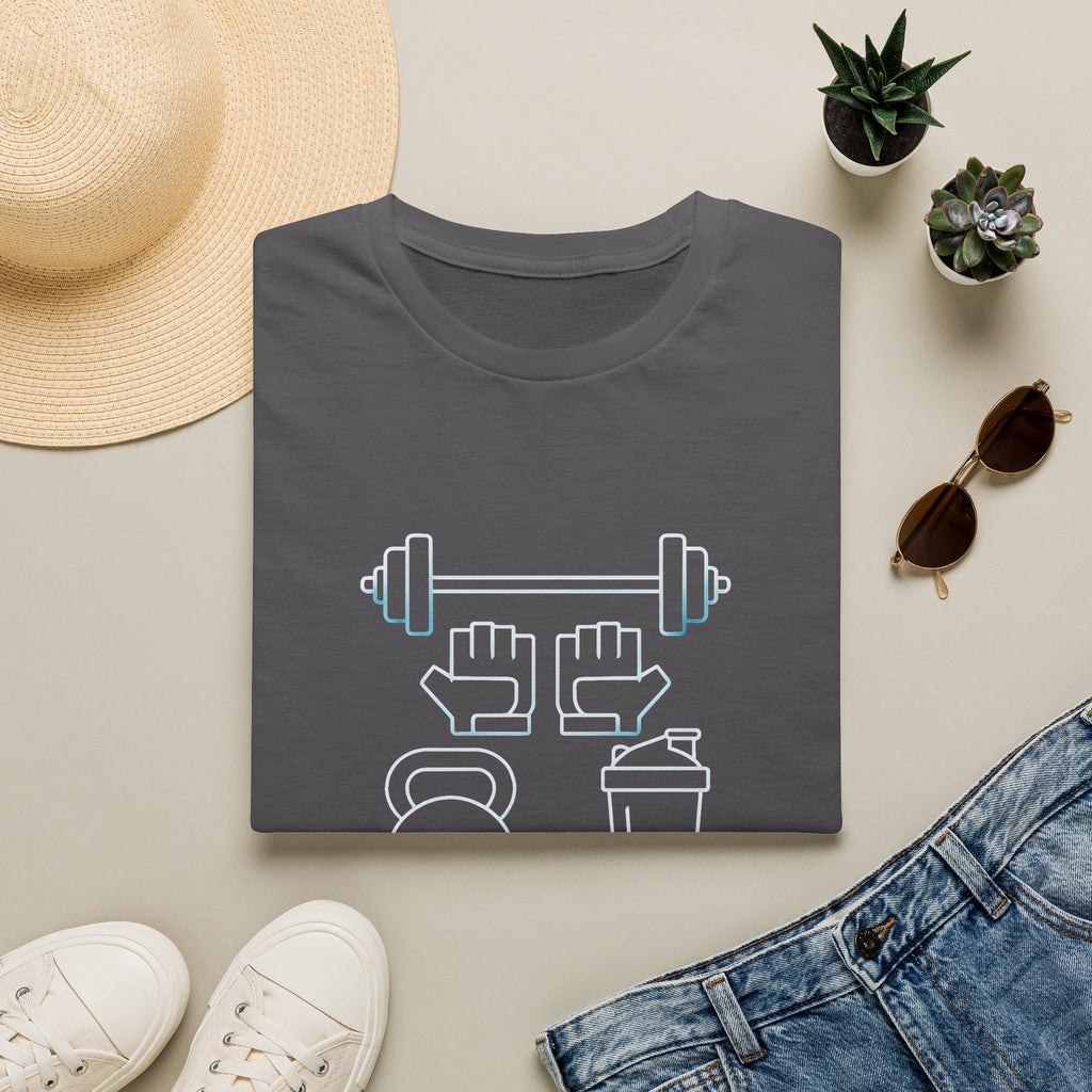 Gym Equipment Icons T-Shirt