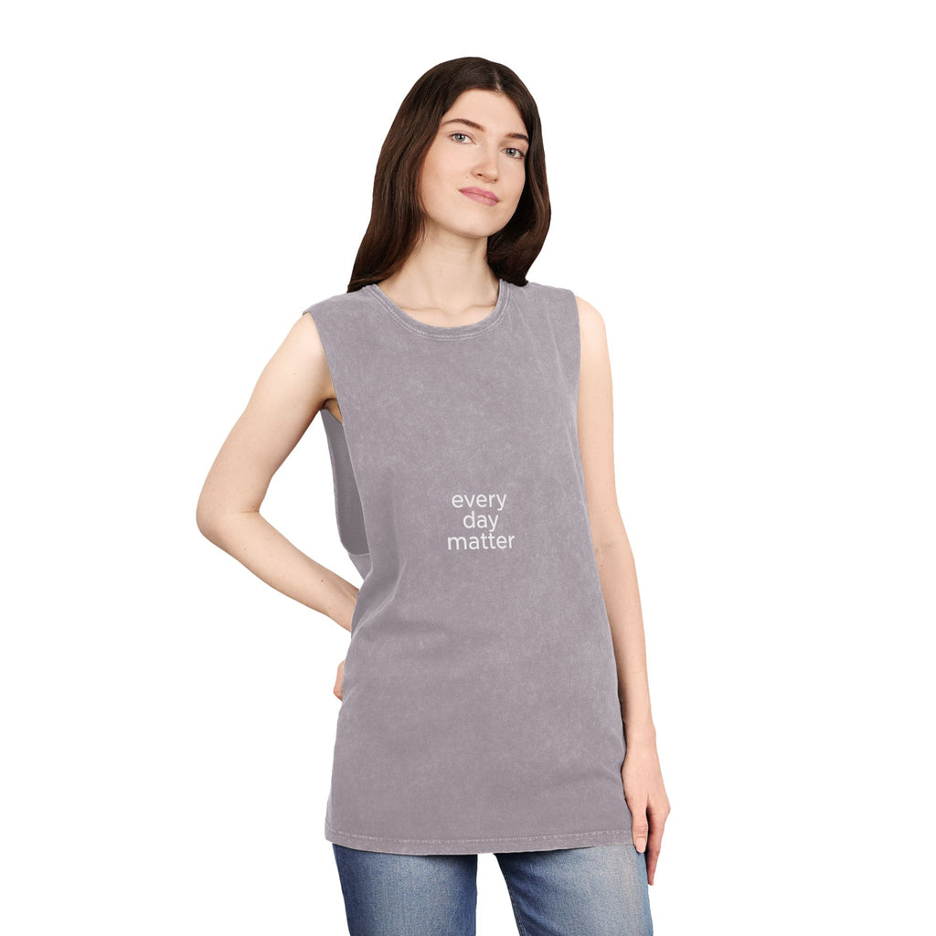 Every Day Matter Stonewash Tank Top