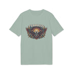 Vintage American Skull & Wings Graphic T Shirt