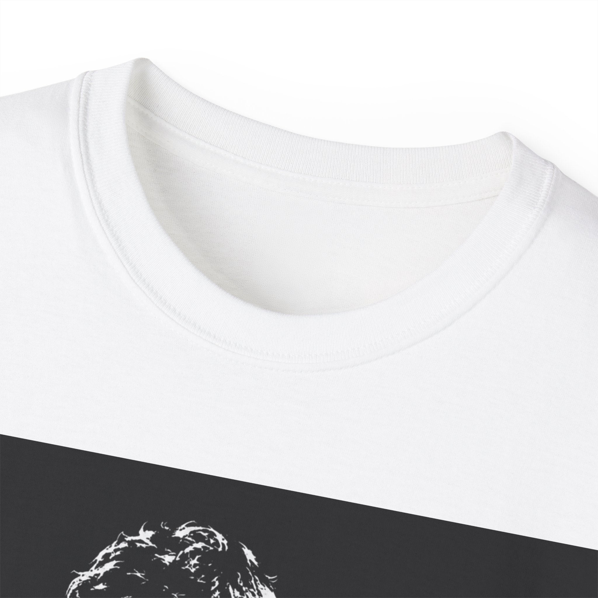 B&W Bodybuilder Bicep Curl T Shirt