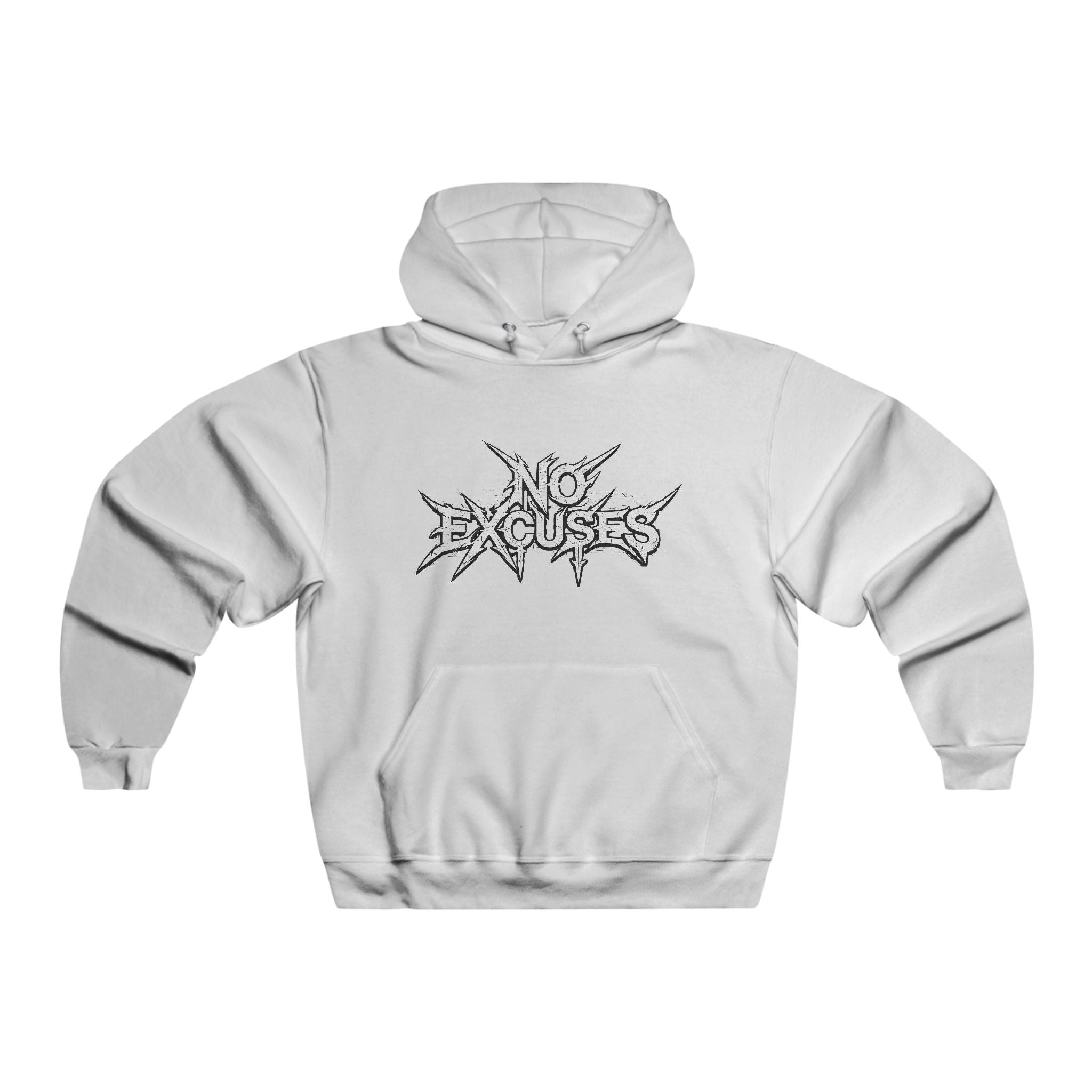 No Excuses graphic hoodie