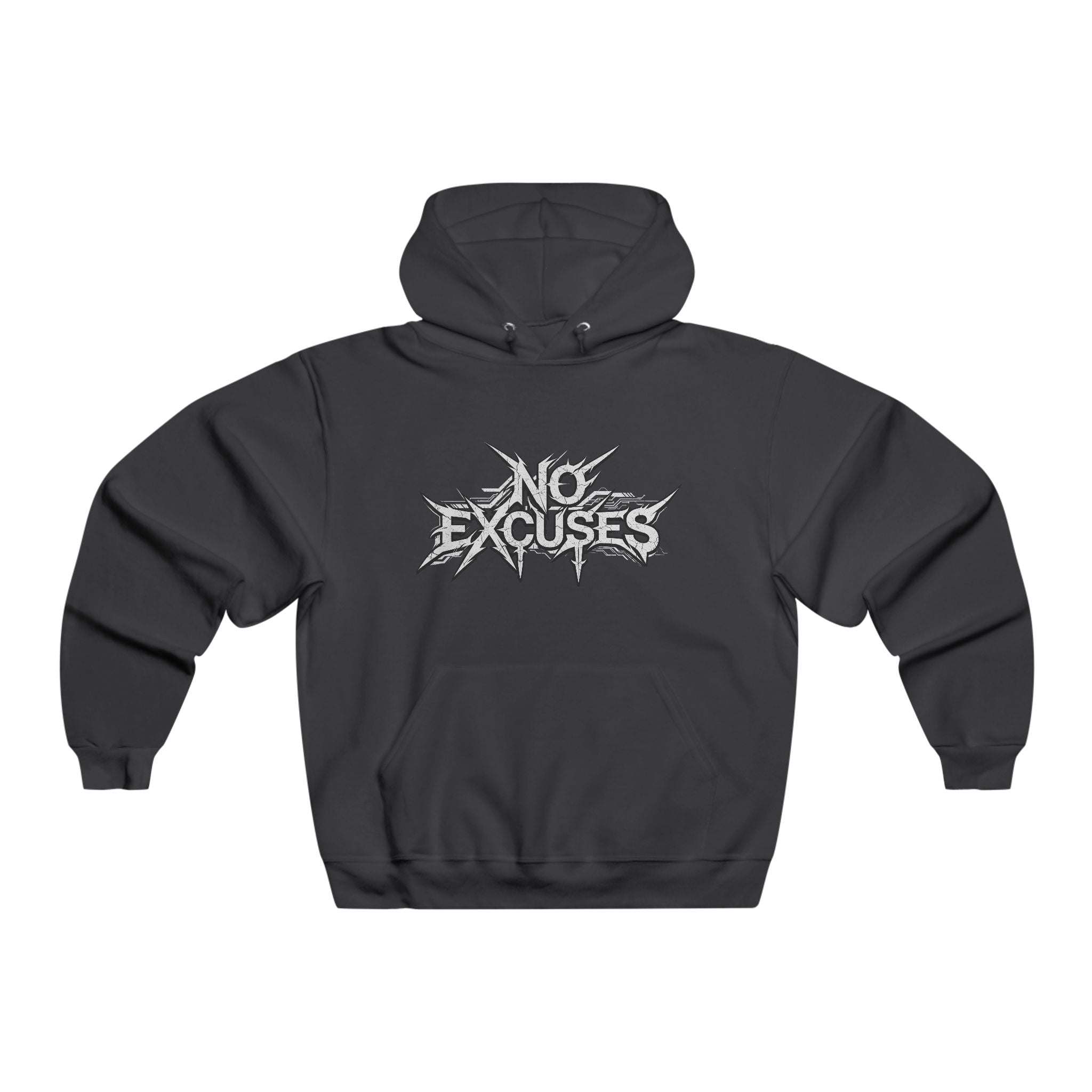 No Excuses graphic hoodie
