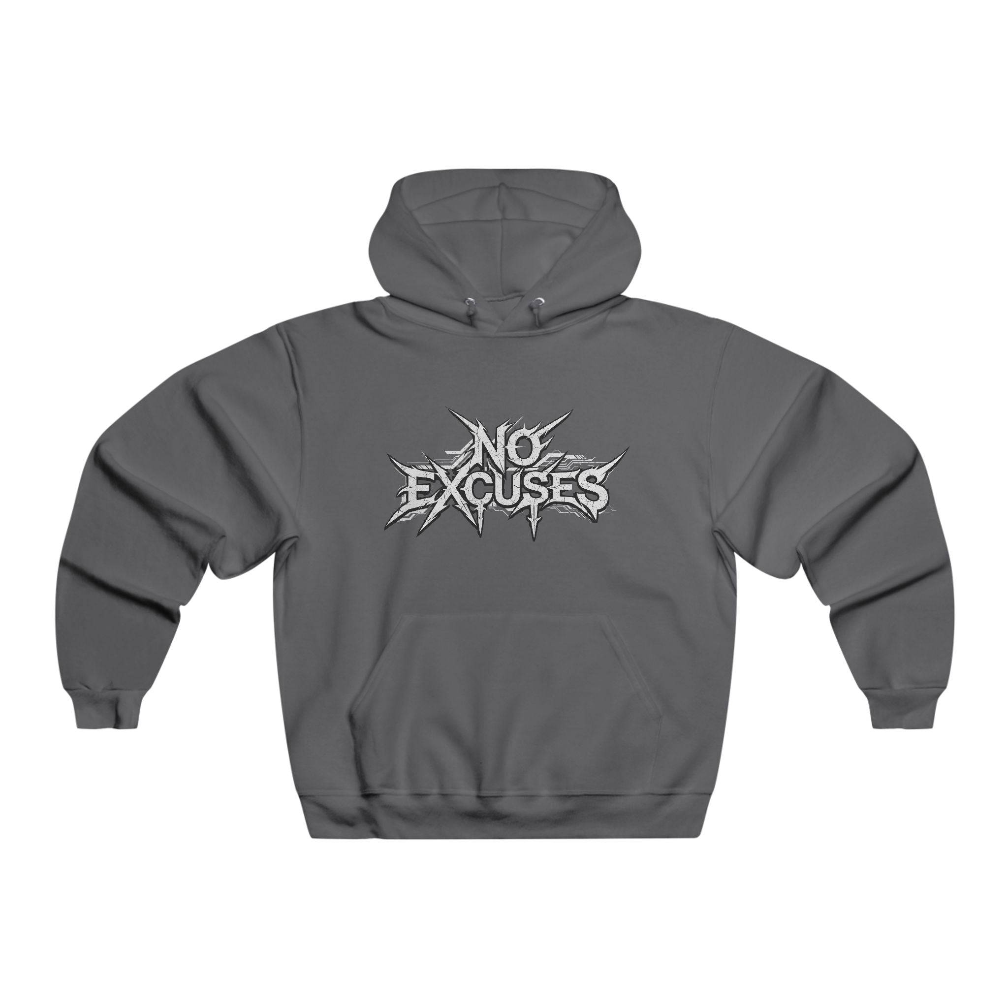 No Excuses graphic hoodie