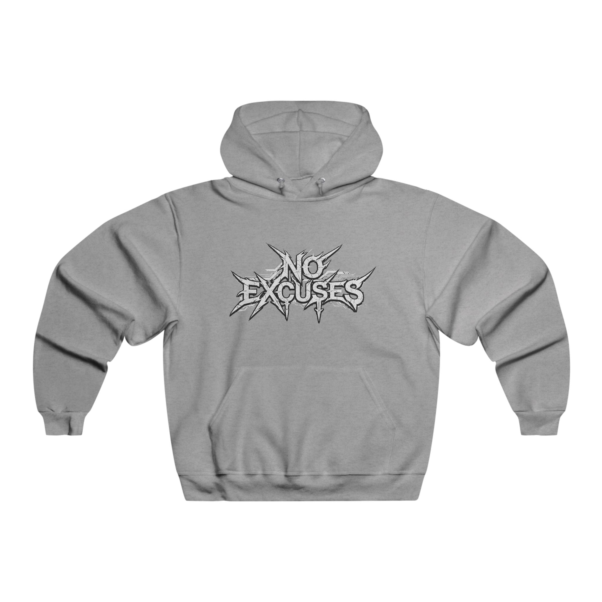 No Excuses graphic hoodie
