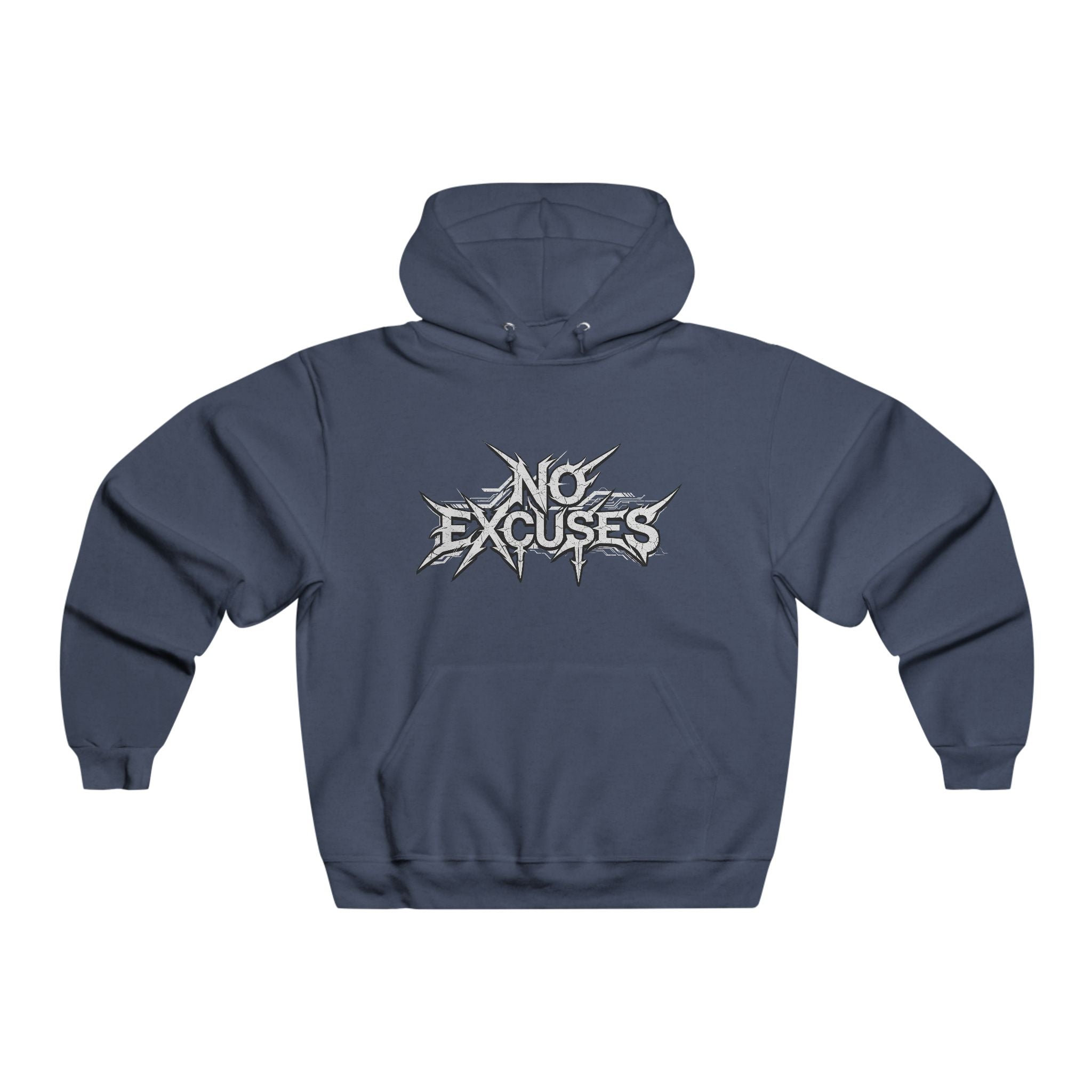 No Excuses graphic hoodie