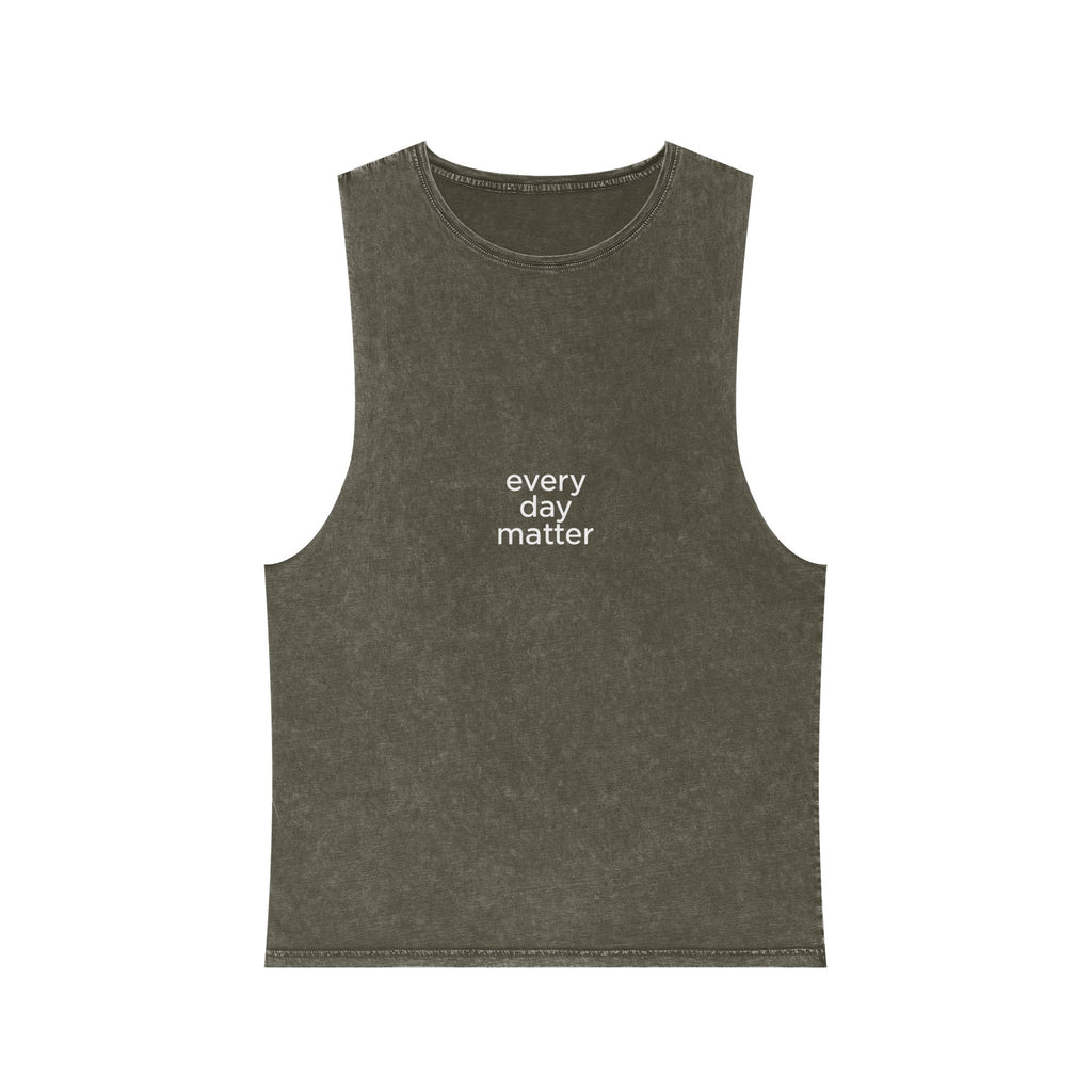 Every Day Matter Stonewash Tank Top