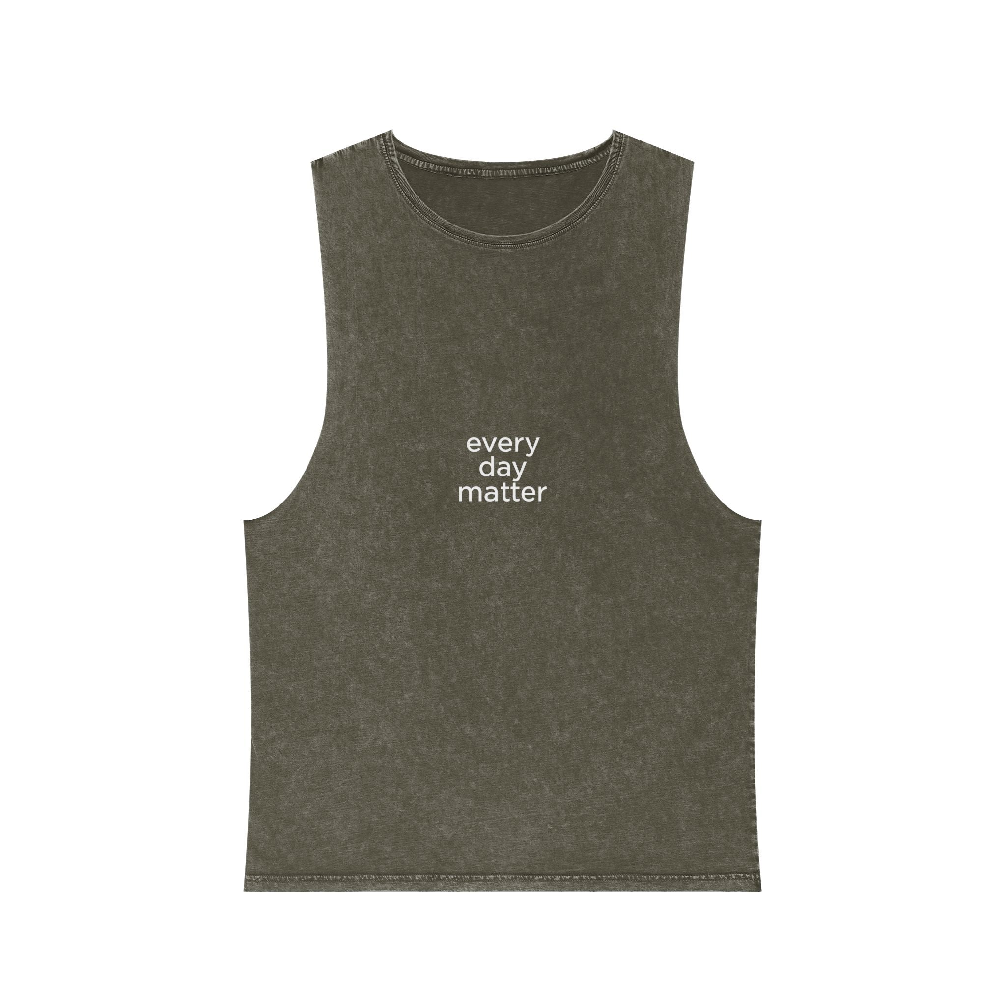 Every Day Matter Stonewash Tank Top
