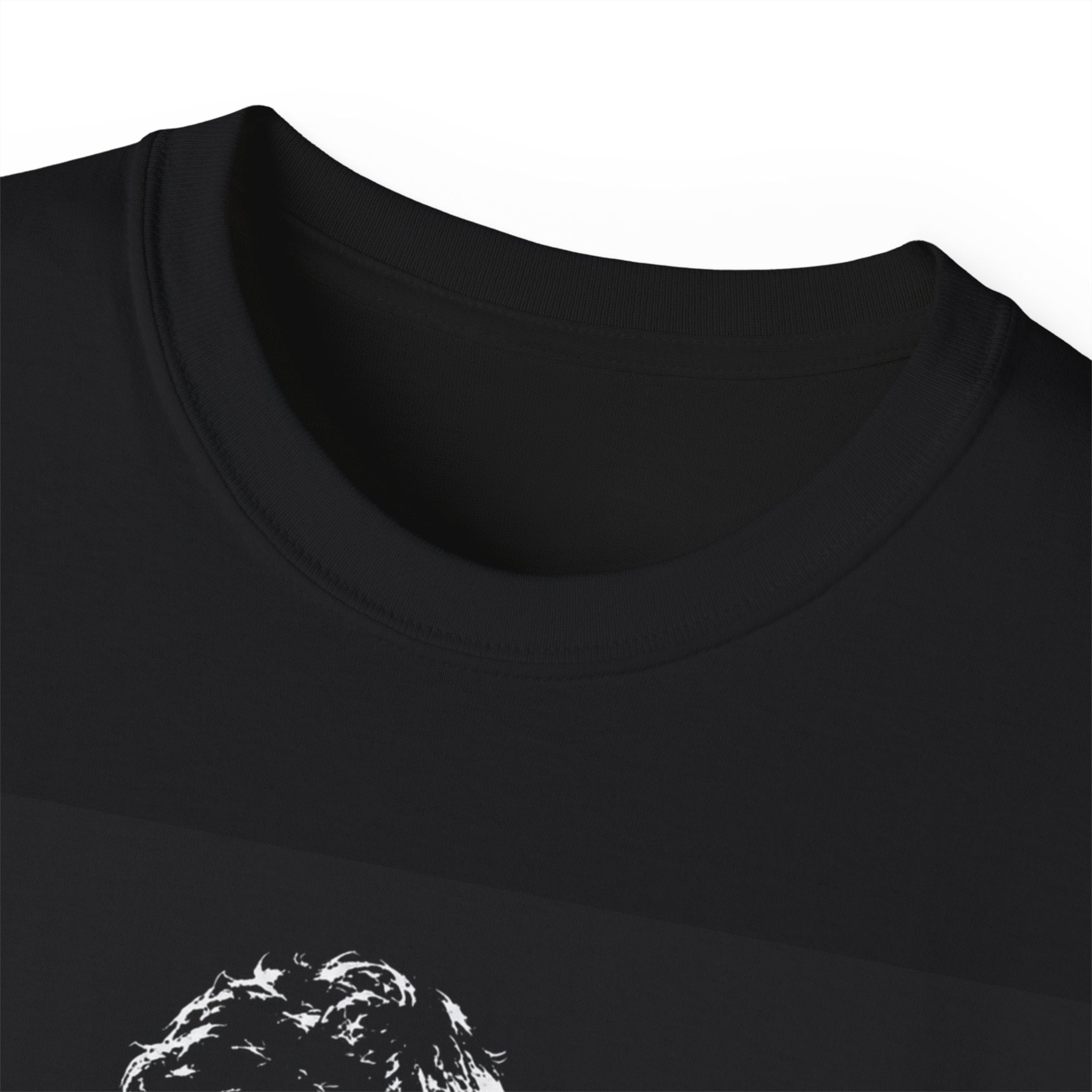 B&W Bodybuilder Bicep Curl T Shirt
