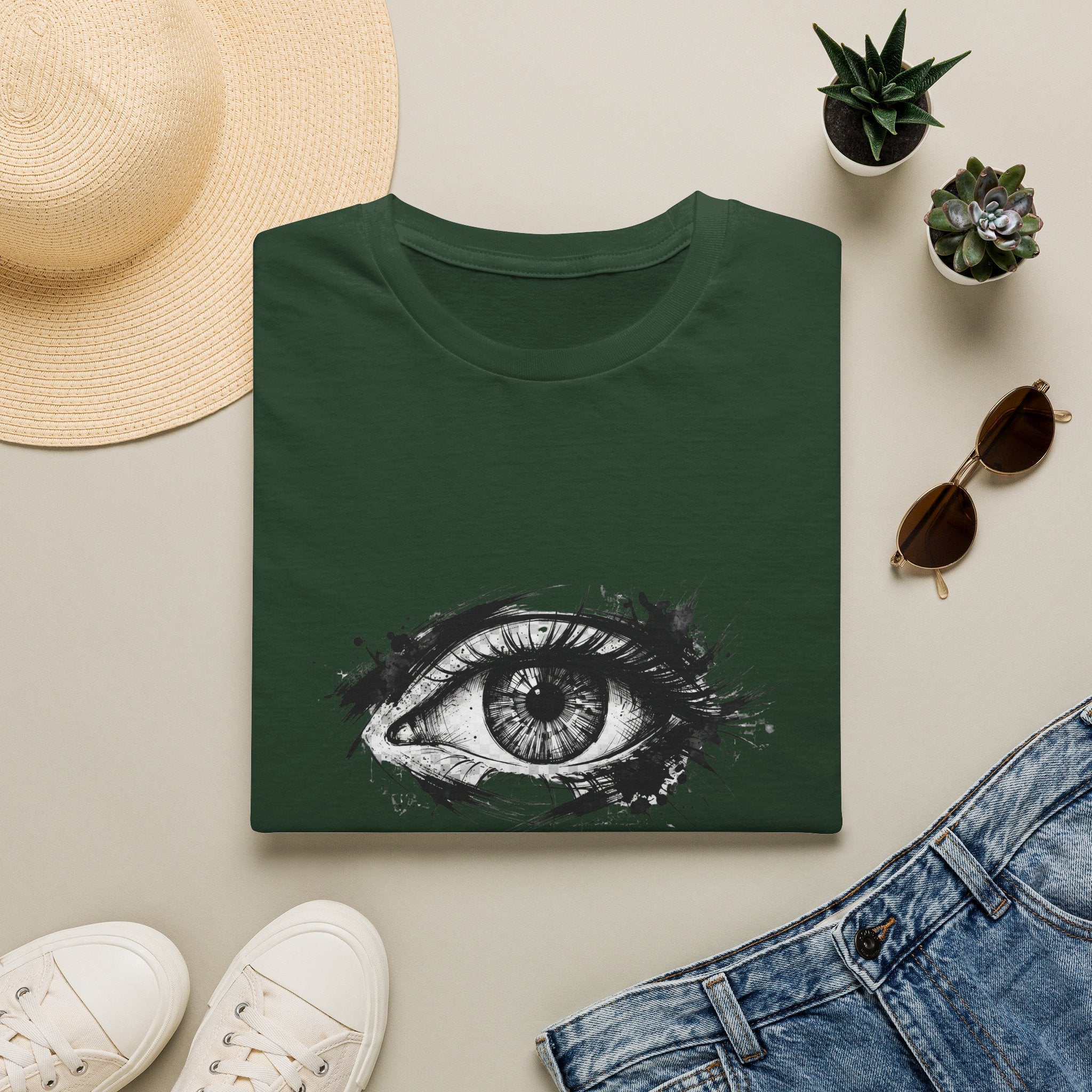 Vision Clear Eye Graphic T‑Shirt