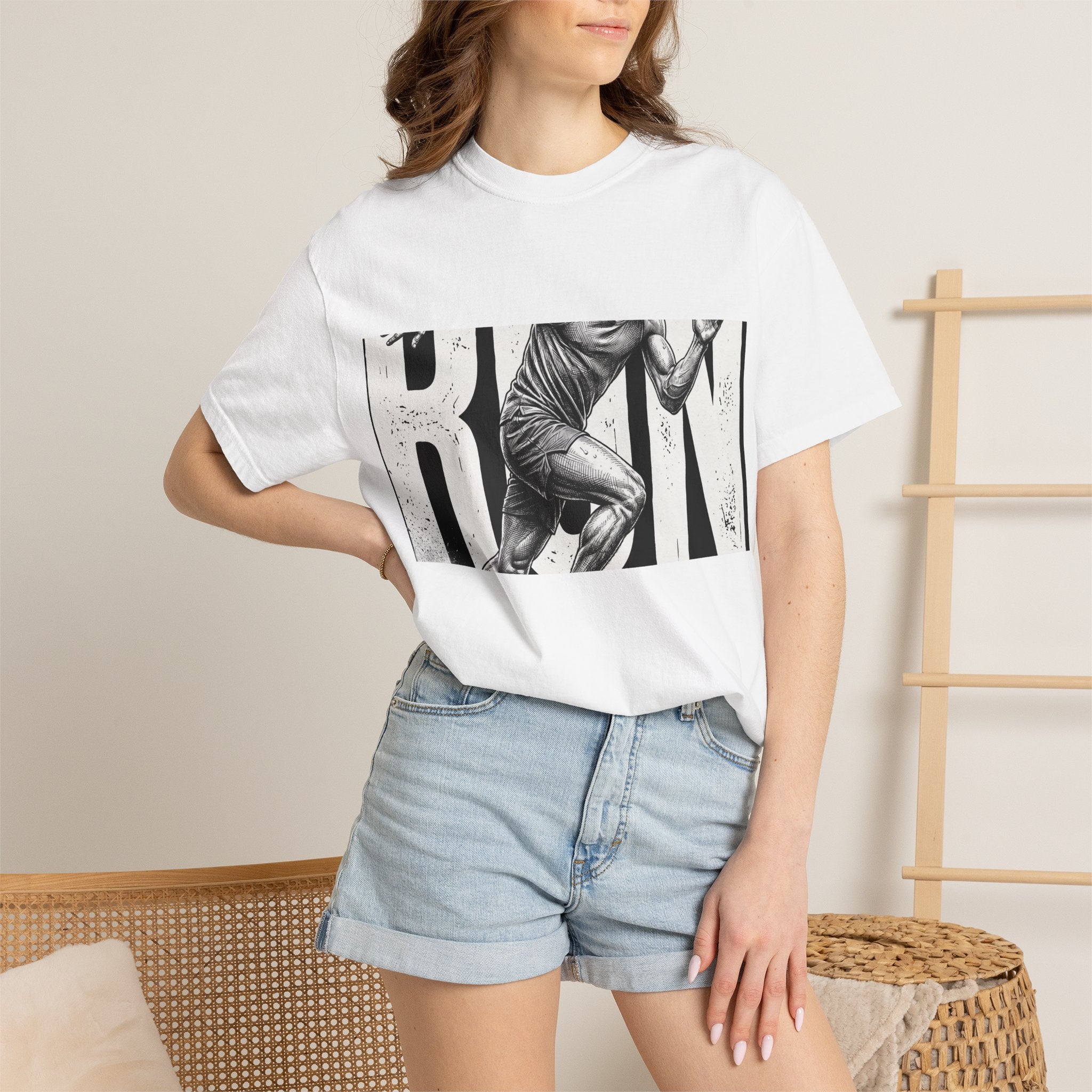 Run Silhouette Graphic T‑Shirt