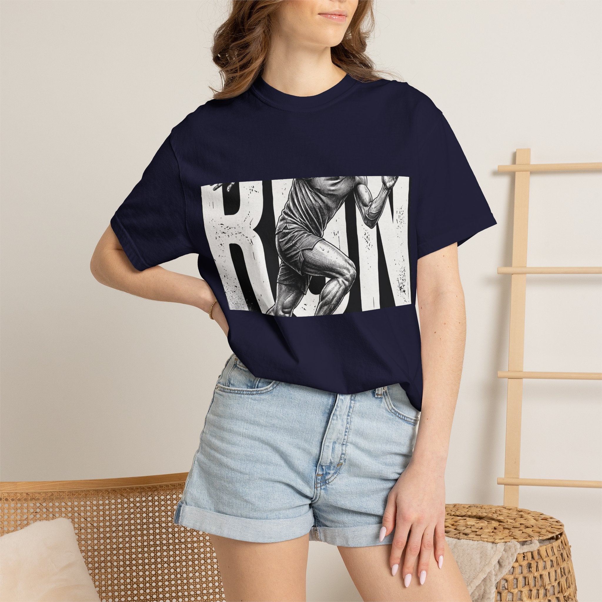 Run Silhouette Graphic T‑Shirt
